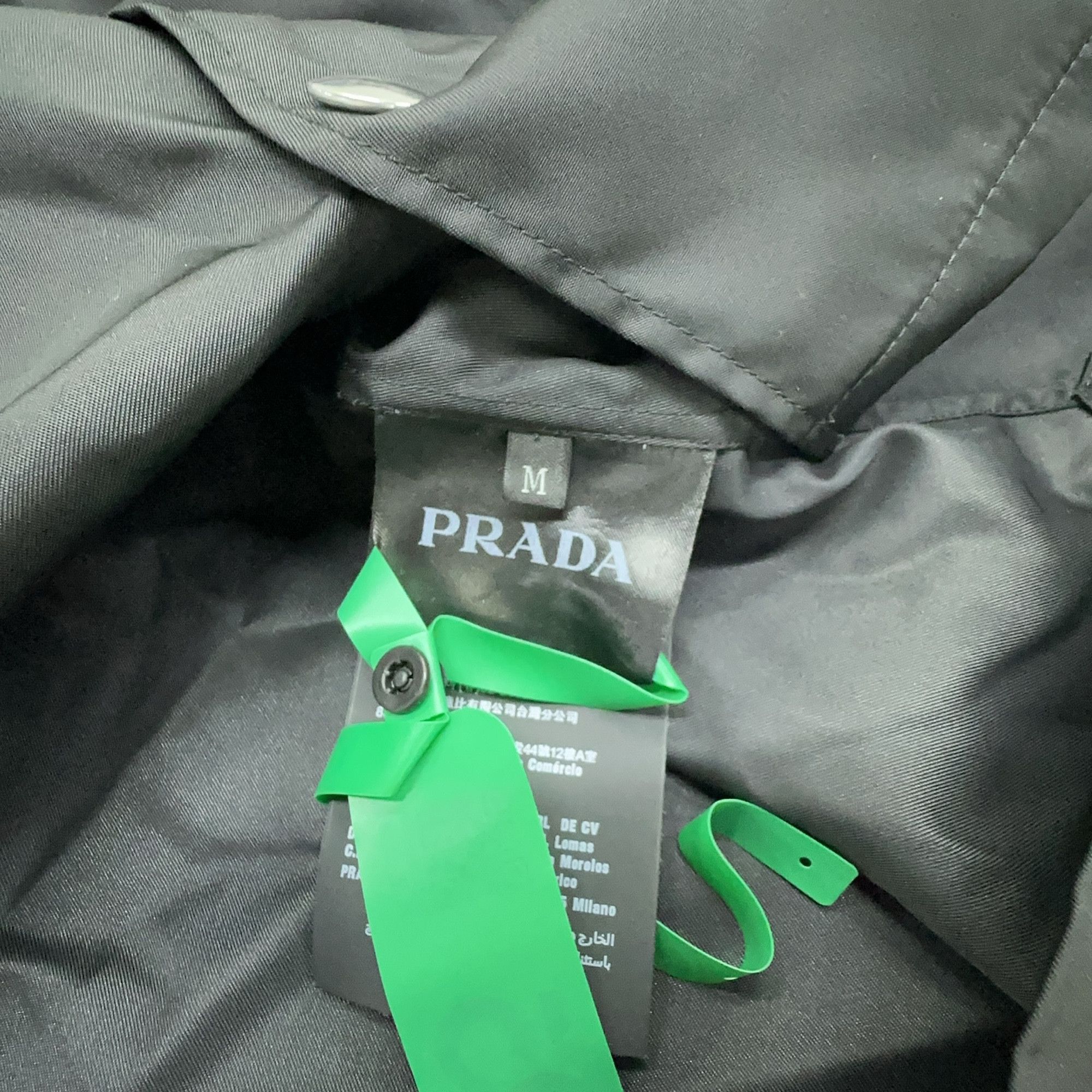 Prada Utility Nylon Shirt in Black, Size M Size US M / EU 48-50 / 2 - 4 Thumbnail