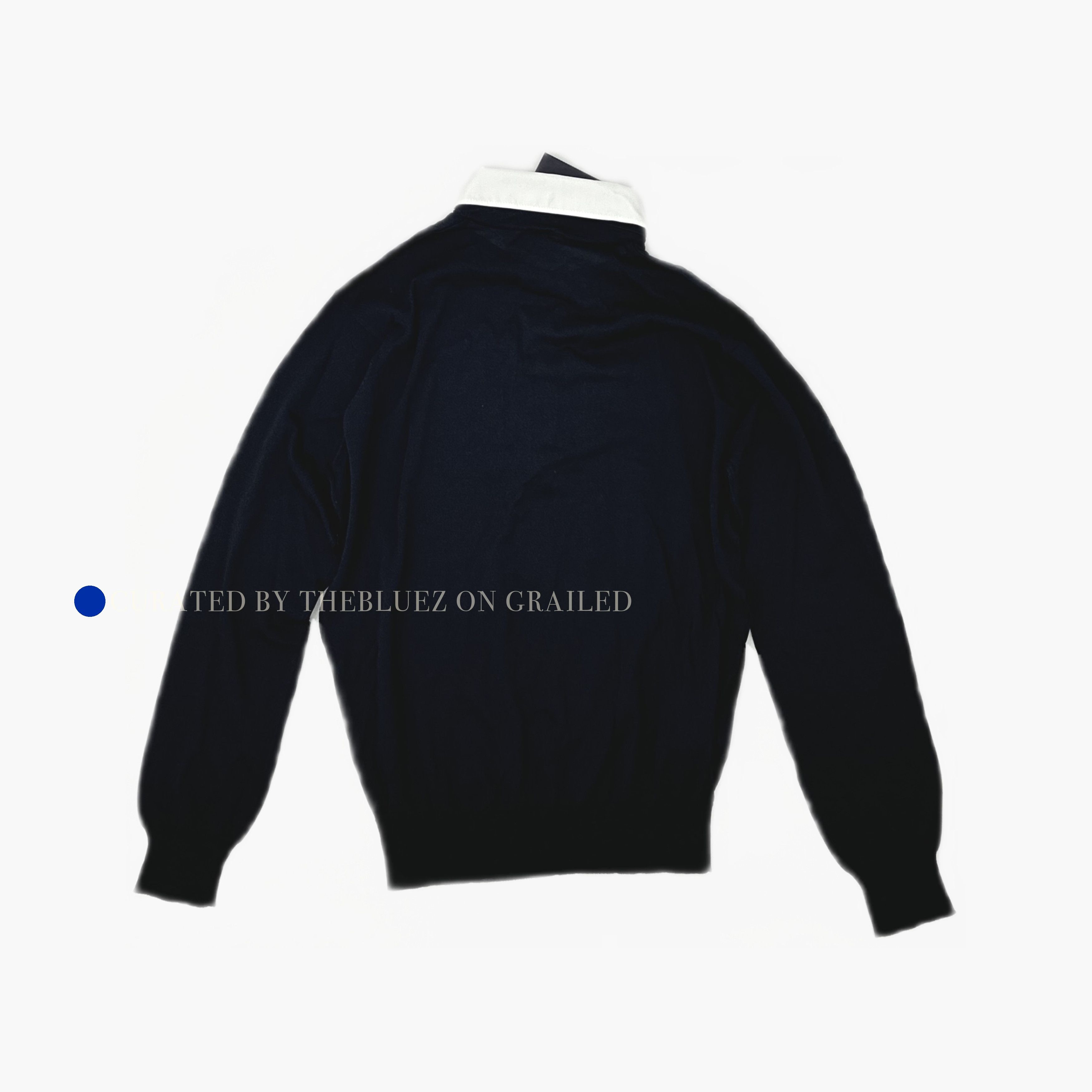 Prada Classic Black Long Sleeve Knit Polo Size US S / EU 44-46 / 1 - 2 Thumbnail