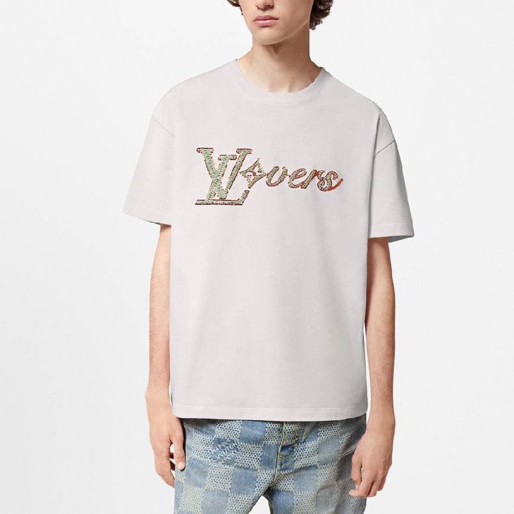 Louis Vuitton Embroidered Lovers Logo Short Sleeve T-Shirt Size US L / EU 52-54 / 3 - 7 Thumbnail
