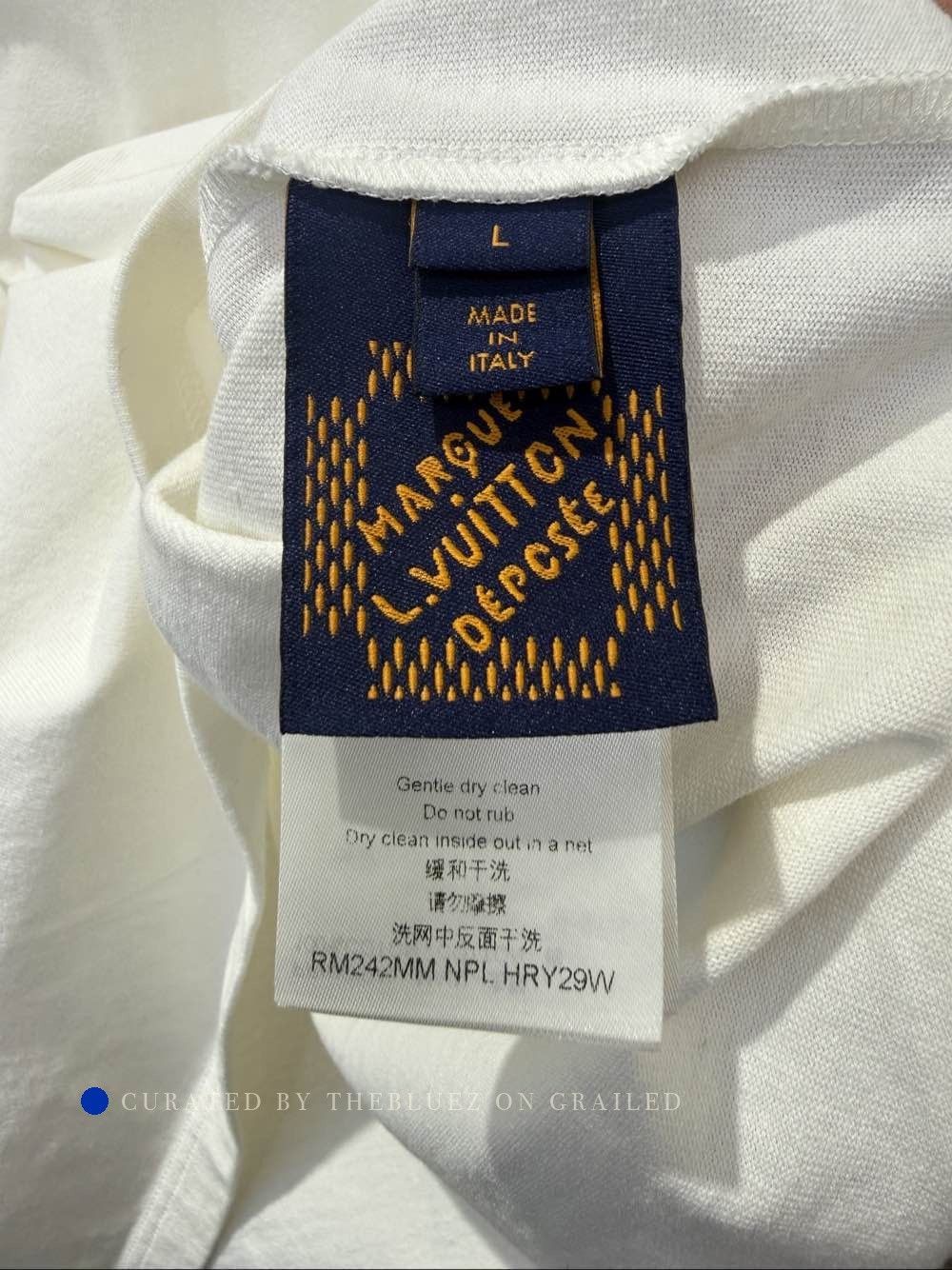 Louis Vuitton Embroidered Lovers Logo Short Sleeve T-Shirt Size US L / EU 52-54 / 3 - 4 Thumbnail
