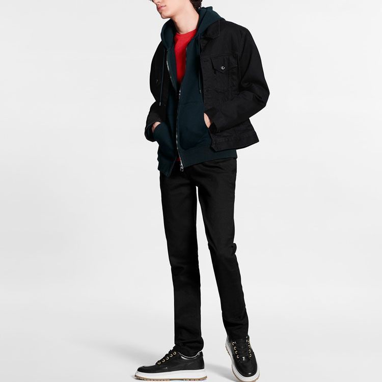 Louis Vuitton Full Zip Hooded Sweatshirt in Black Size US L / EU 52-54 / 3 - 9 Thumbnail