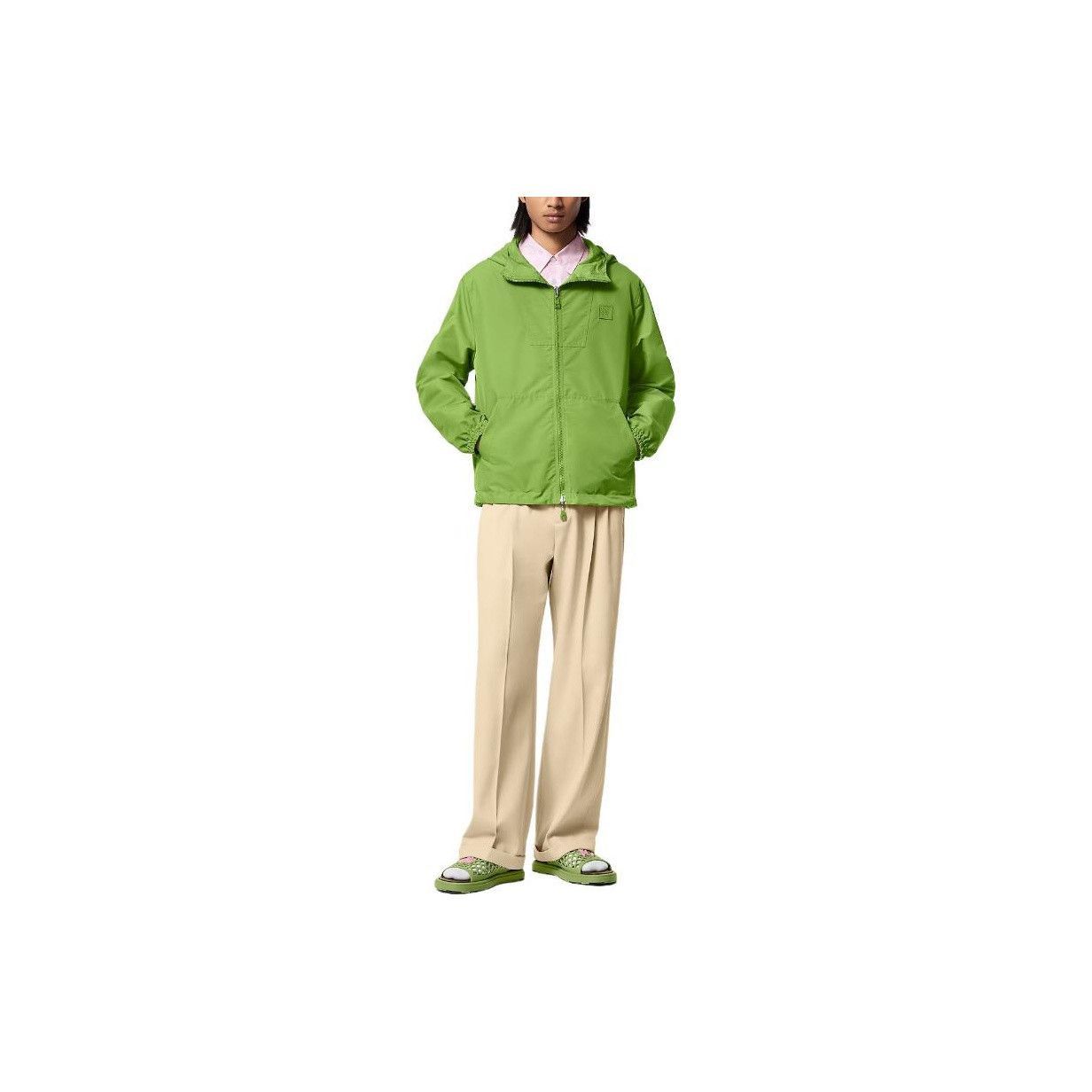 Louis Vuitton Tyler Hooded Jacket in Green Size US M / EU 48-50 / 2 - 6 Thumbnail