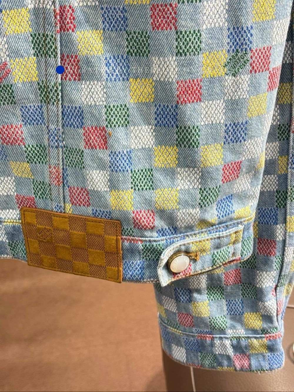Louis Vuitton Damier Check Denim Jacket in Multi Size US XL / EU 56 / 4 - 7 Thumbnail