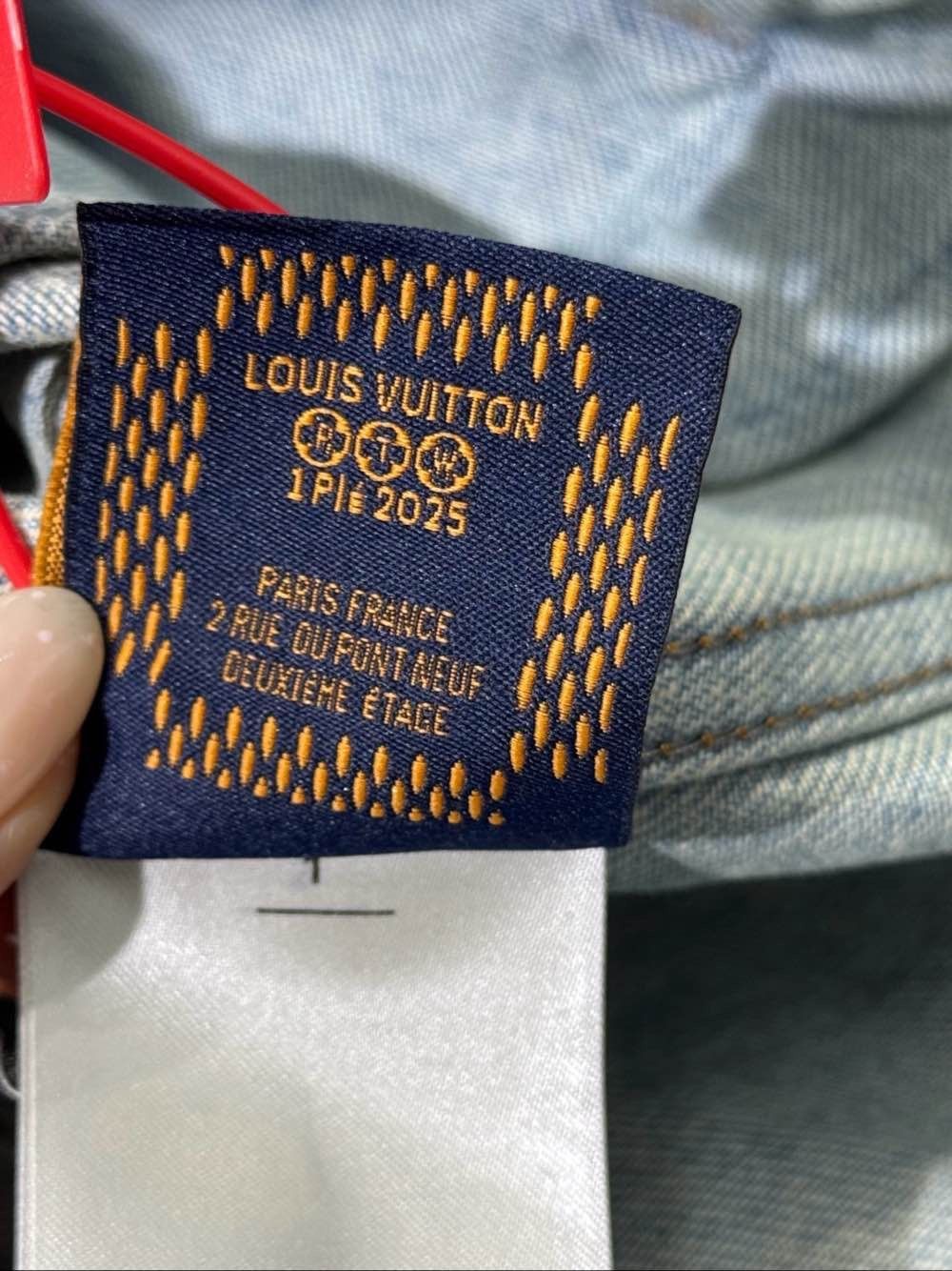 Louis Vuitton Damier Check Denim Jacket in Multi Size US XL / EU 56 / 4 - 4 Thumbnail