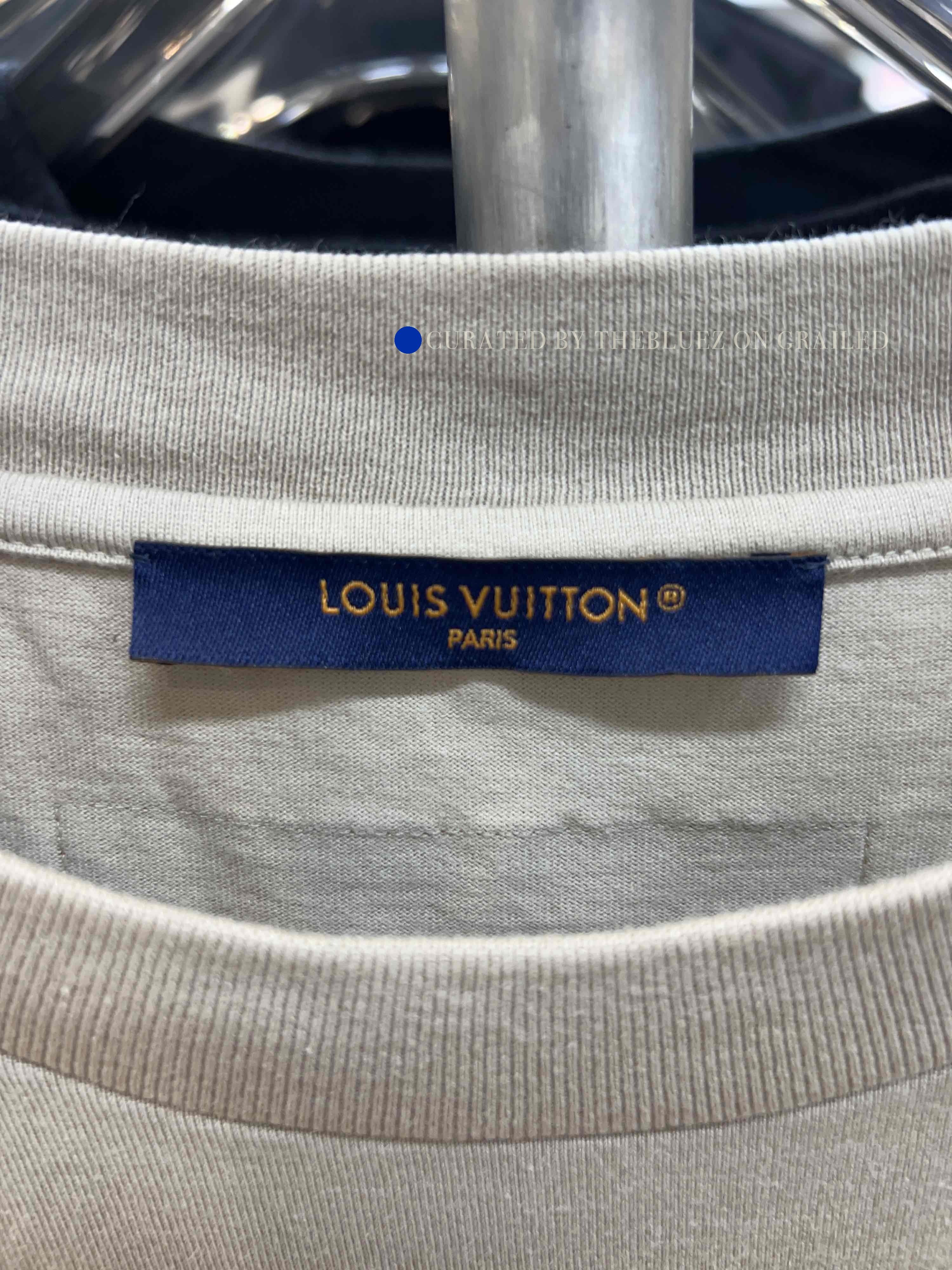 Louis Vuitton Embossed Logo T-Shirt in Beige Size US XXL / EU 58 / 5 - 3 Thumbnail