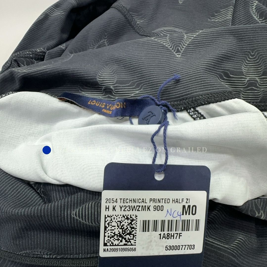 Louis Vuitton Monogram Half Zip Long Sleeve T-Shirt Size US M / EU 48-50 / 2 - 3 Thumbnail
