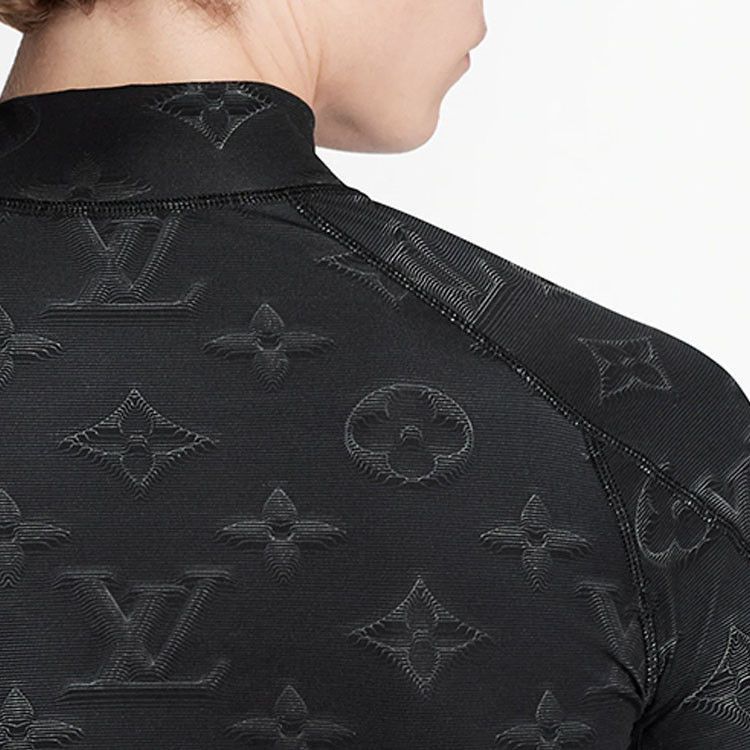 Louis Vuitton Monogram Half Zip Long Sleeve T-Shirt Size US M / EU 48-50 / 2 - 7 Thumbnail