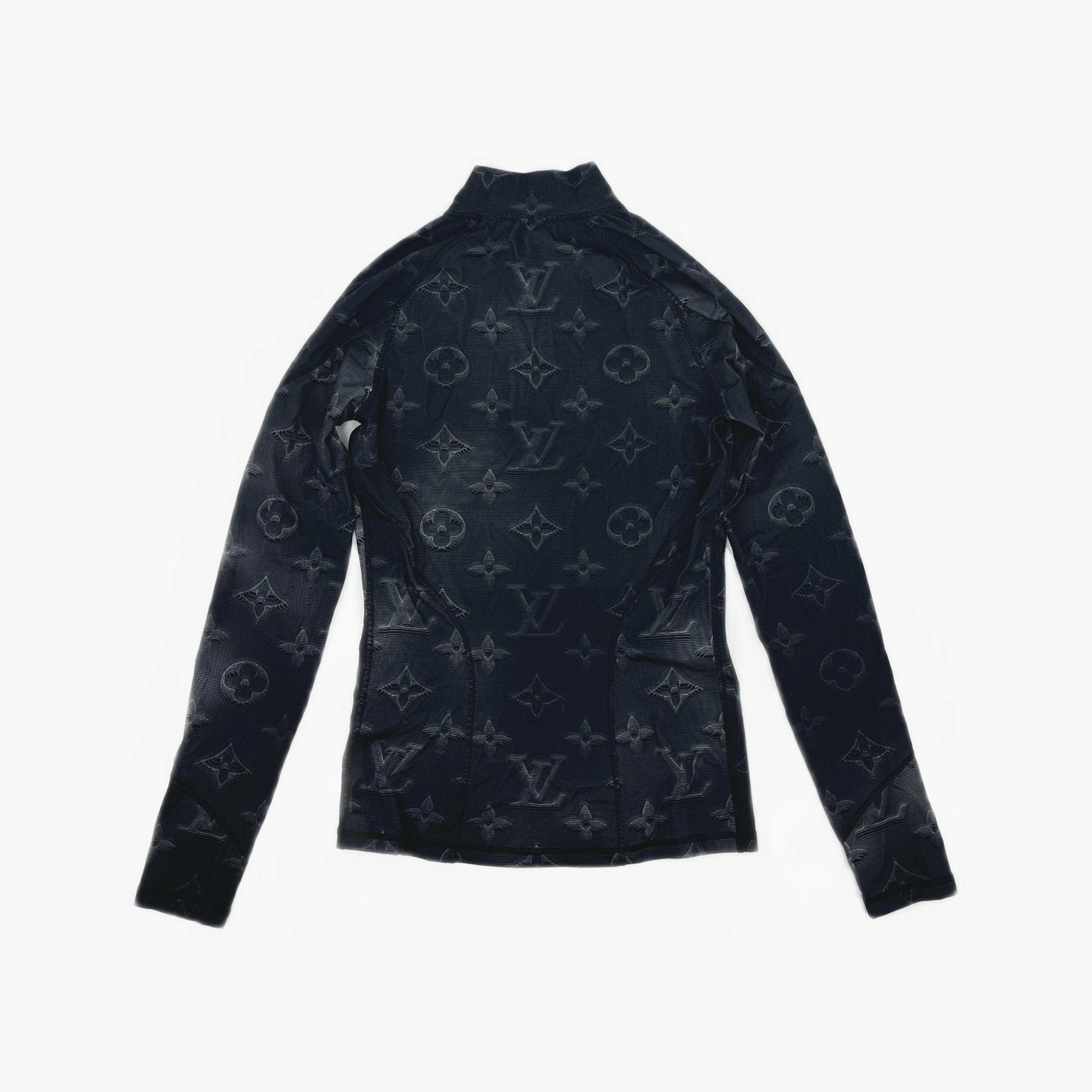 Louis Vuitton Monogram Half Zip Long Sleeve T-Shirt Size US M / EU 48-50 / 2 - 2 Thumbnail