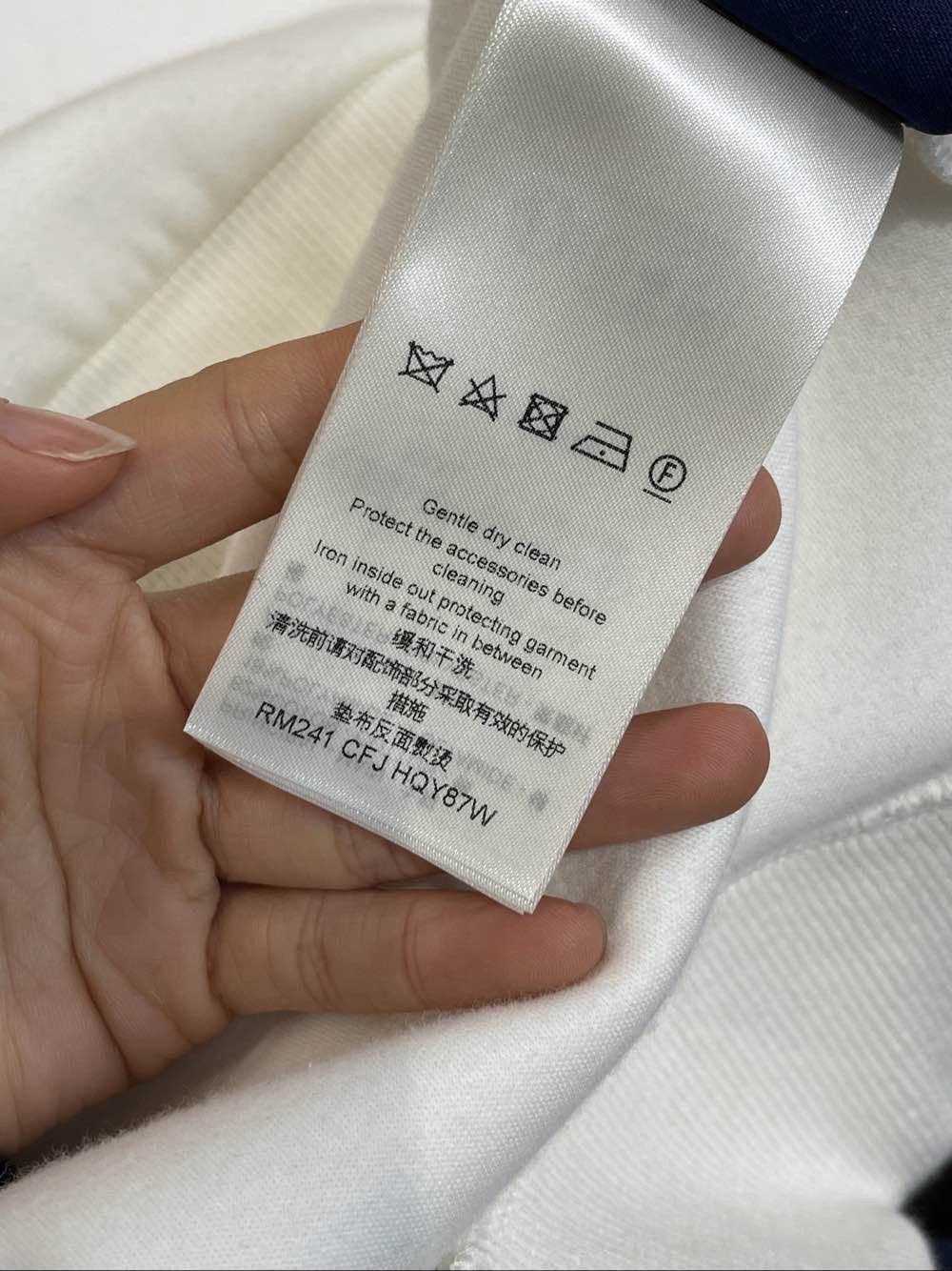 Louis Vuitton Logo Embroidered Hoodie in White Size US XXL / EU 58 / 5 - 4 Thumbnail