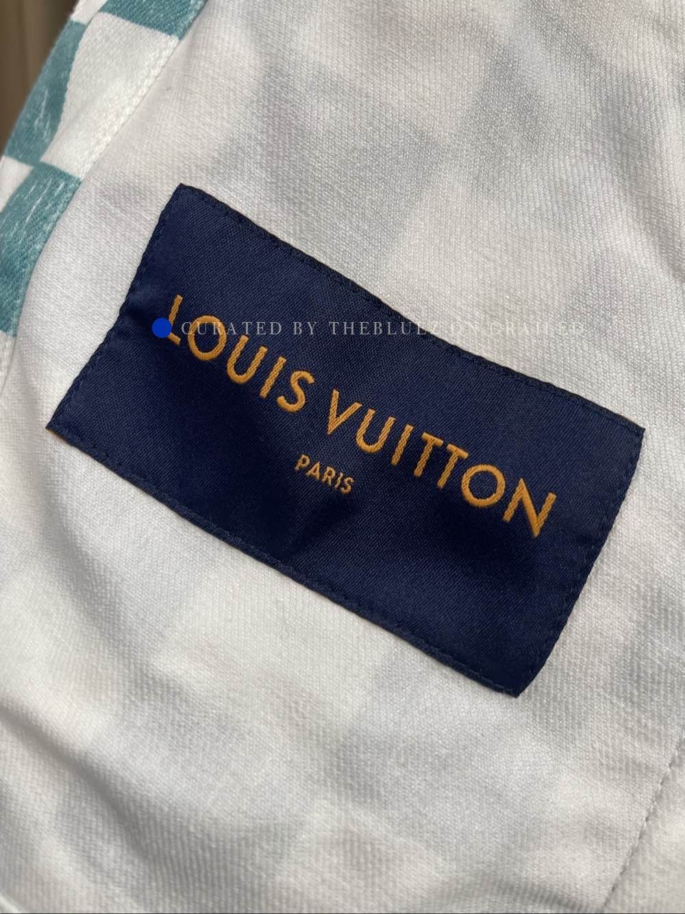 Louis Vuitton Green Checkered Denim Jacket in Size S Size US S / EU 44-46 / 1 - 3 Thumbnail