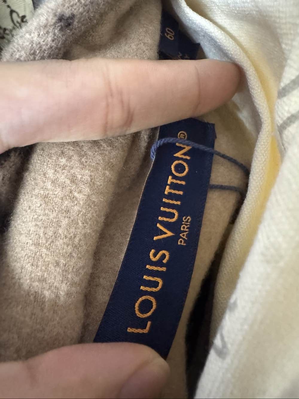 Louis Vuitton Monogram Wool Blend Jacket in Beige Size US XXL / EU 58 / 5 - 3 Thumbnail