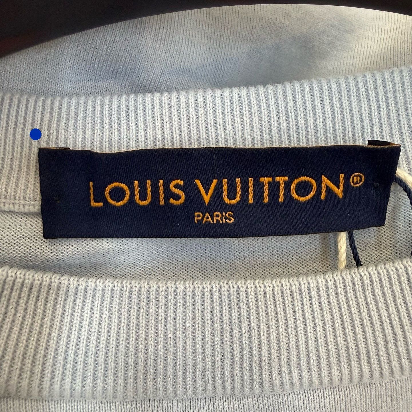 Louis Vuitton Embroidered Logo T-Shirt in Blue Size US XL / EU 56 / 4 - 3 Thumbnail