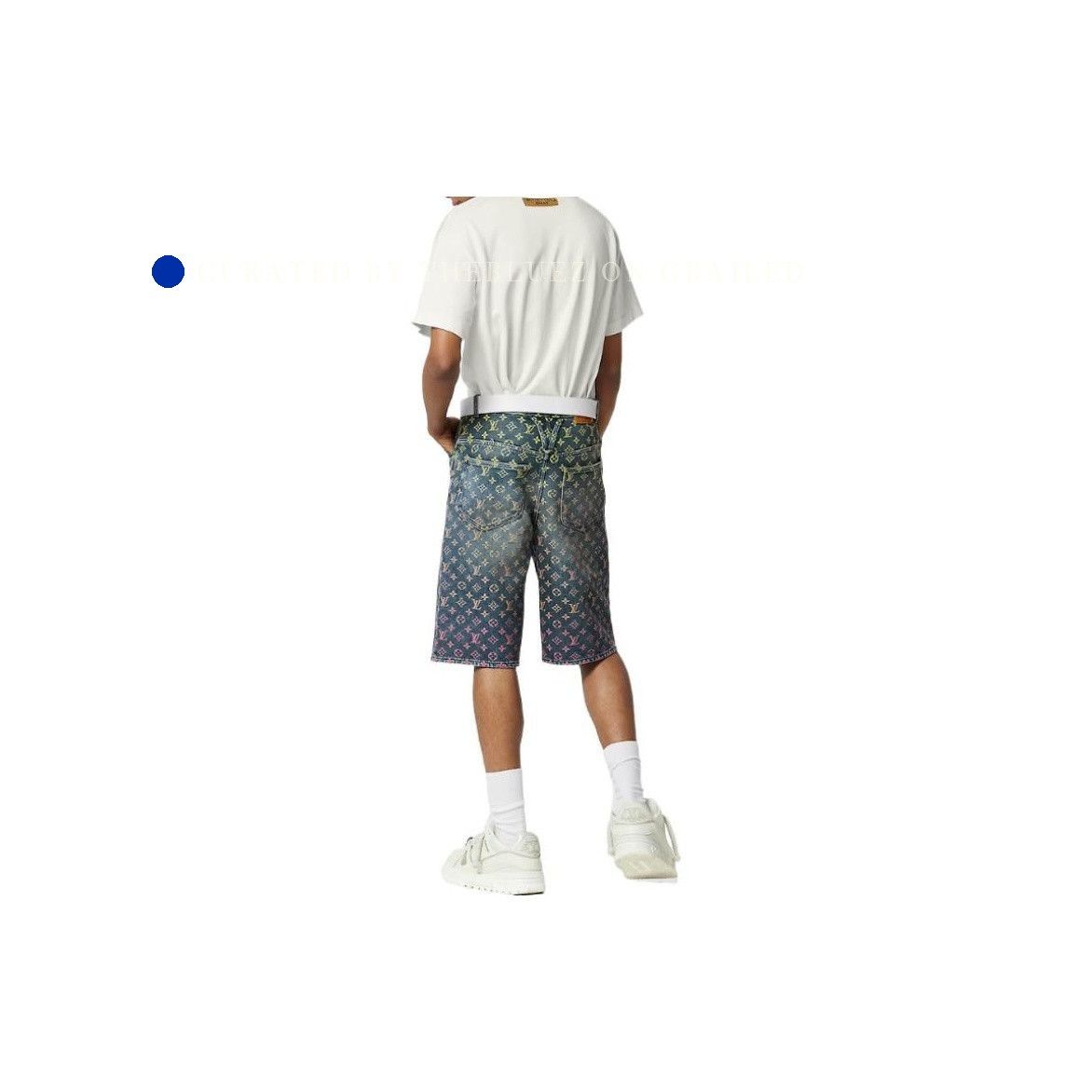 Louis Vuitton Monogram Gradient Denim Shorts Size US 30 / EU 46 - 6 Thumbnail