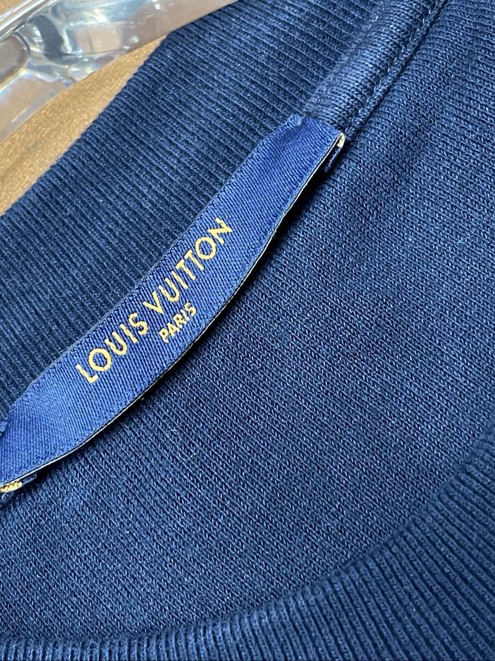 Louis Vuitton Embroidered Logo Sweatshirt in Blue Size US M / EU 48-50 / 2 - 3 Thumbnail