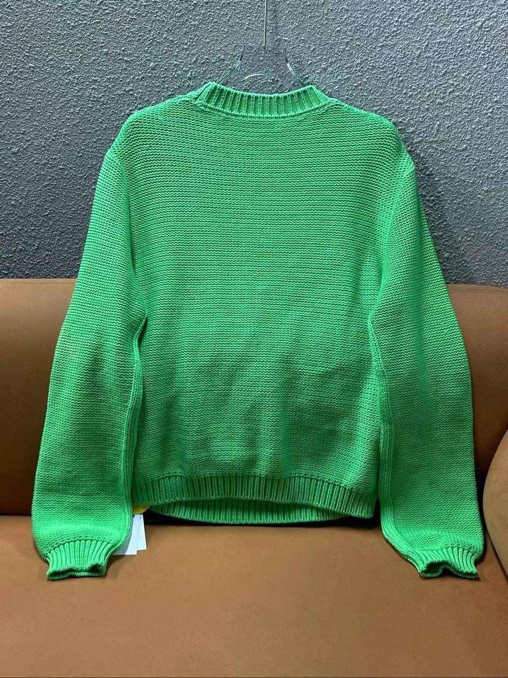 Louis Vuitton Monogram Flower Knit Sweater in Green Size US XL / EU 56 / 4 - 2 Thumbnail
