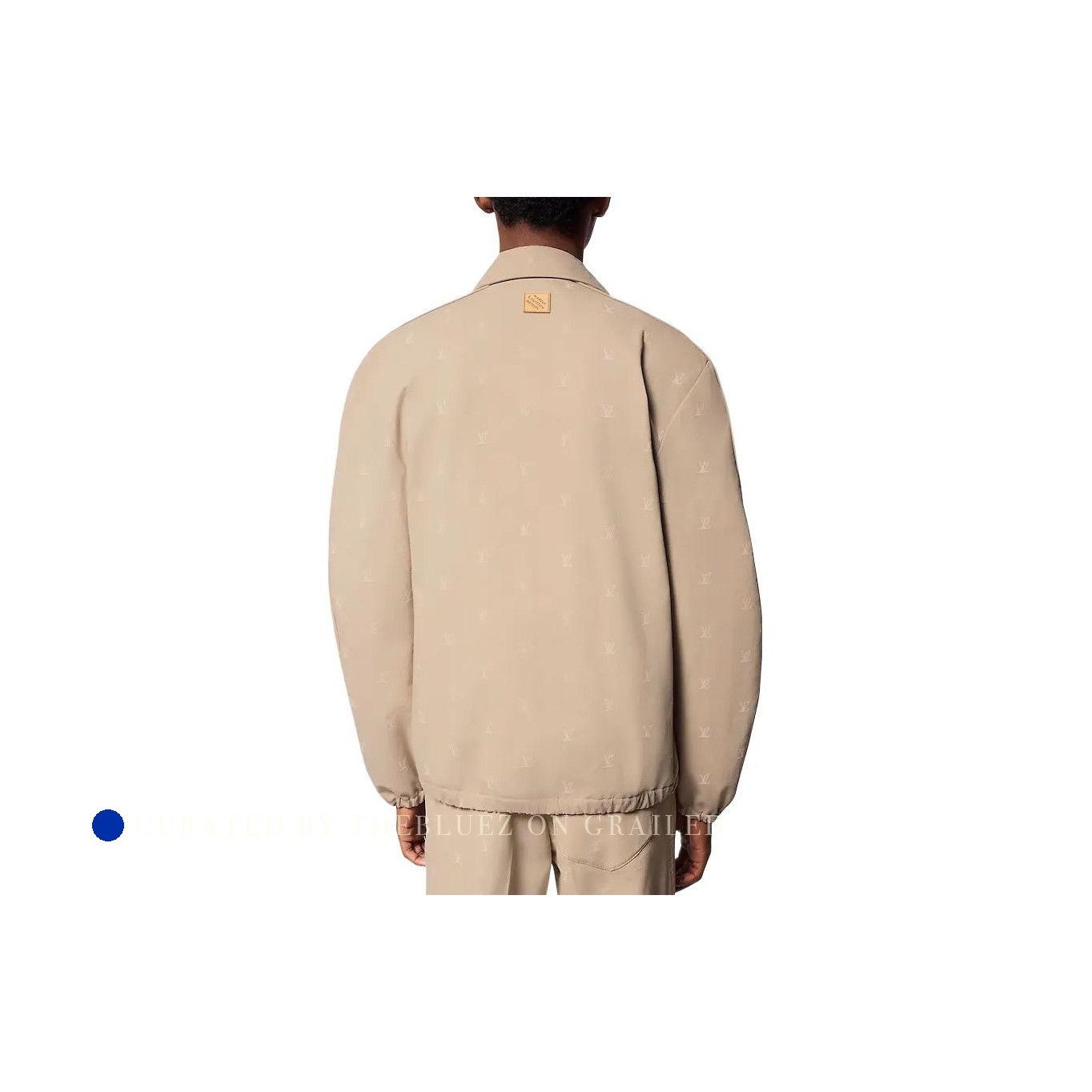 Louis Vuitton Beige Monogram Logo Zip Jacket Size US L / EU 52-54 / 3 - 8 Thumbnail