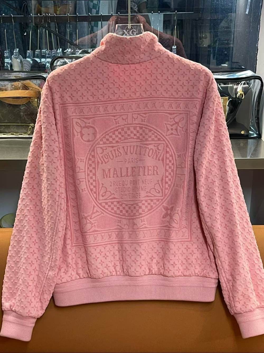 Louis Vuitton Pink Monogram Zip Jacket in Size M Size US M / EU 48-50 / 2 - 2 Thumbnail