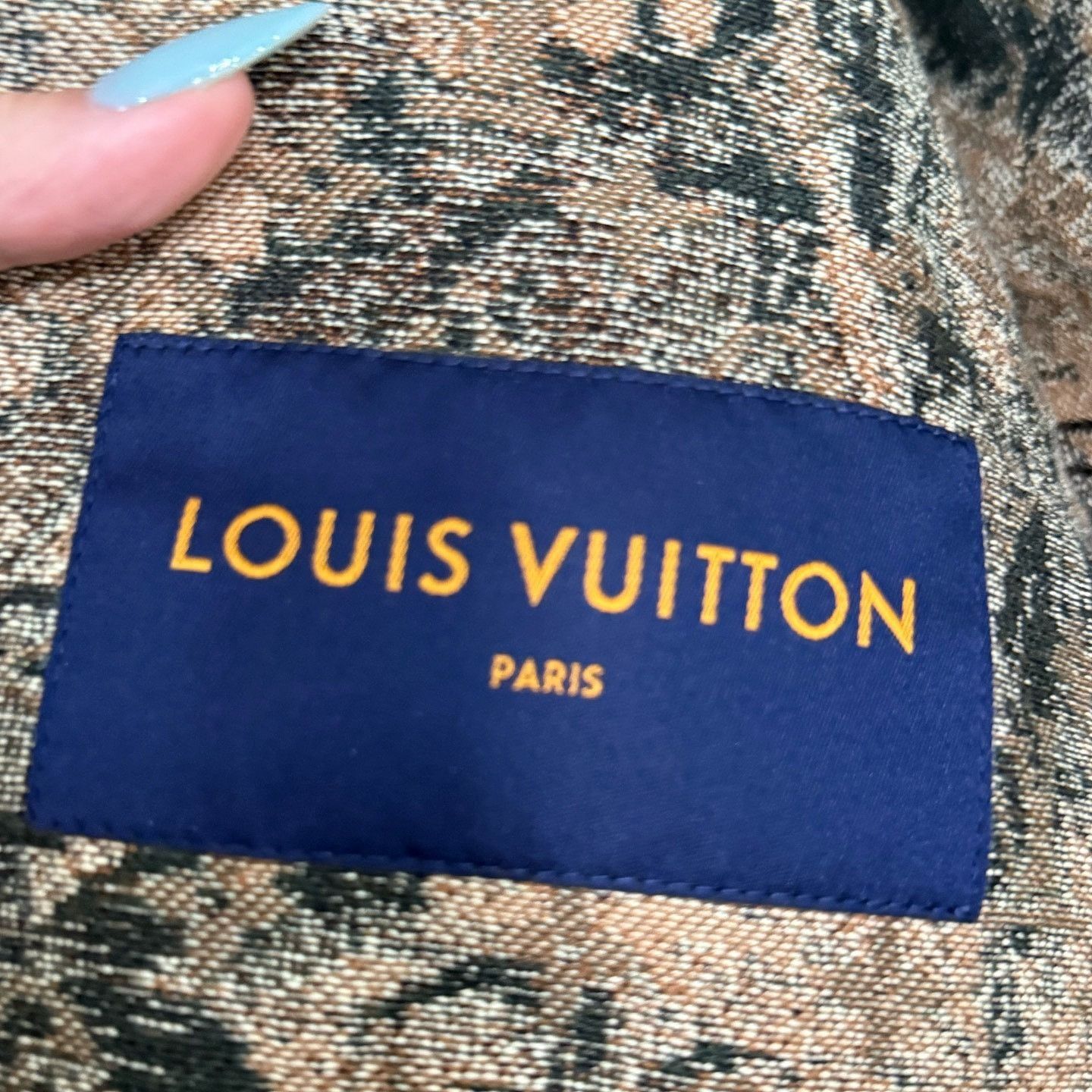 Louis Vuitton Tapestry Shearling Collar Light Jacket Size US S / EU 44-46 / 1 - 3 Thumbnail