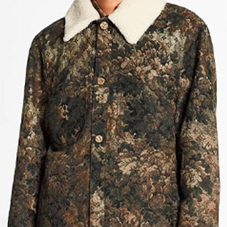 Louis Vuitton Tapestry Shearling Collar Light Jacket Size US S / EU 44-46 / 1 - 12 Thumbnail