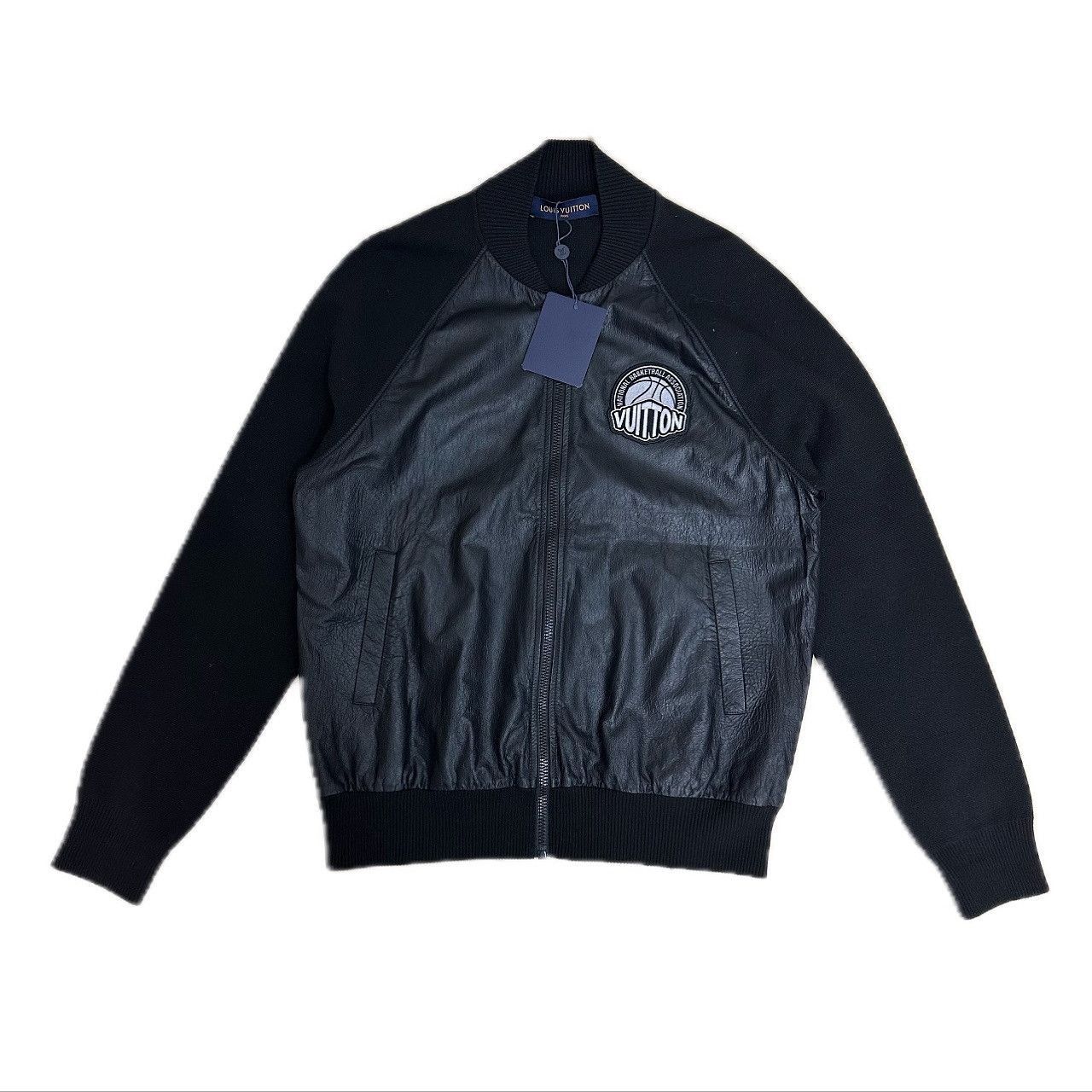Louis Vuitton NBA Leather Logo Bomber Jacket Size US L / EU 52-54 / 3 - 5 Thumbnail
