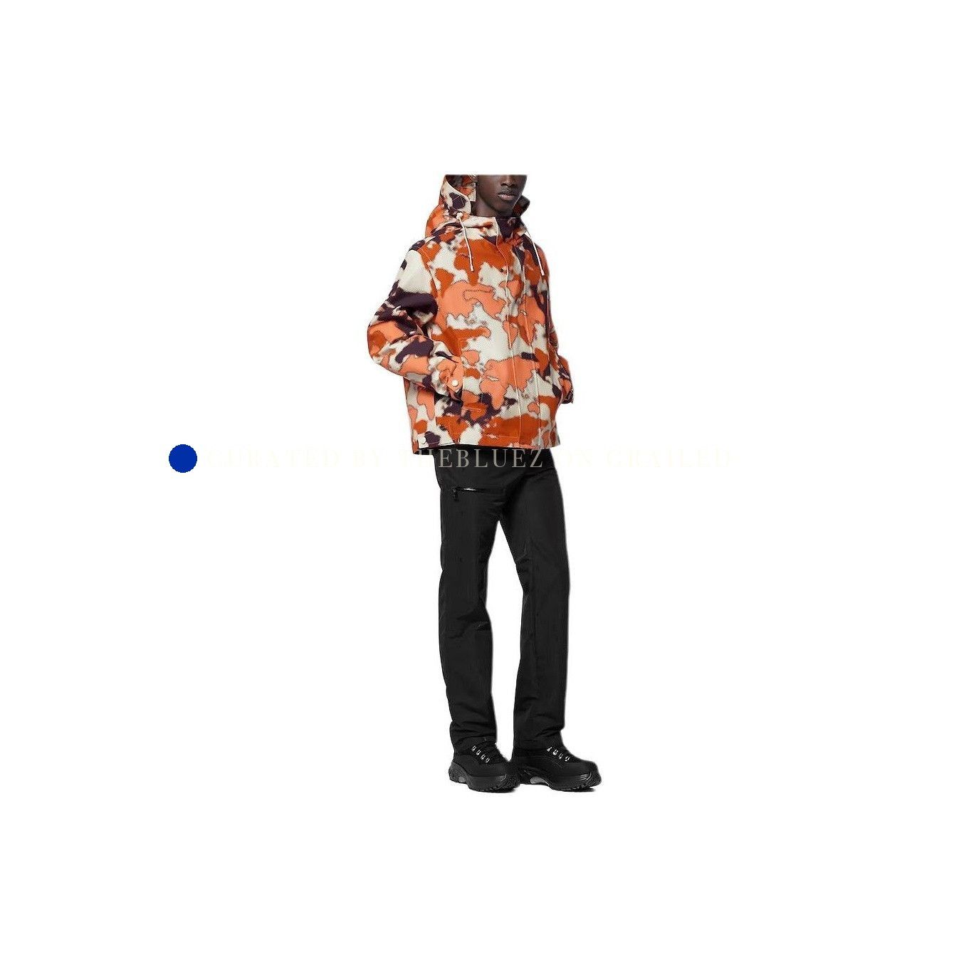 Louis Vuitton Camo Logo Hooded Jacket in Multi Size US L / EU 52-54 / 3 - 11 Thumbnail