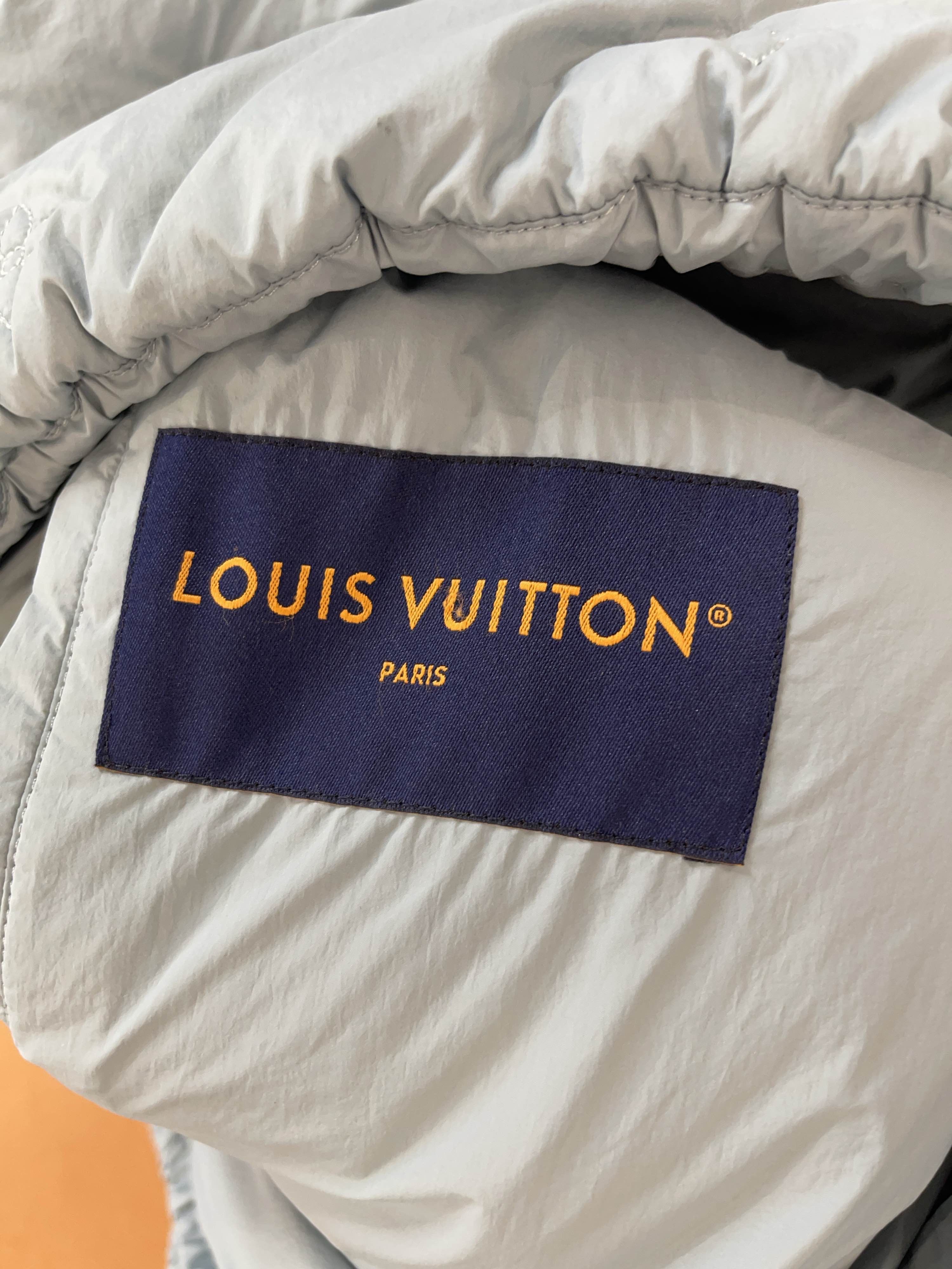 Louis Vuitton Monogram Quilted Vest in Blue Size US XL / EU 56 / 4 - 3 Thumbnail