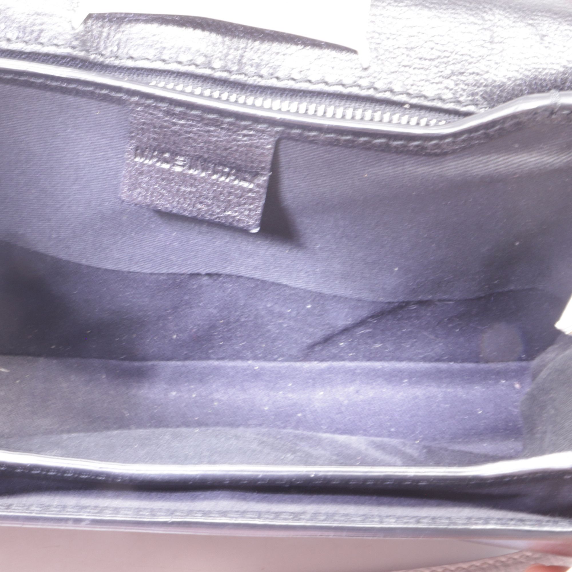 Maison Margiela Maison Margiela Buckle Detail Shoulder Bag in Black Goat Lea Size ONE SIZE - 10 Thumbnail