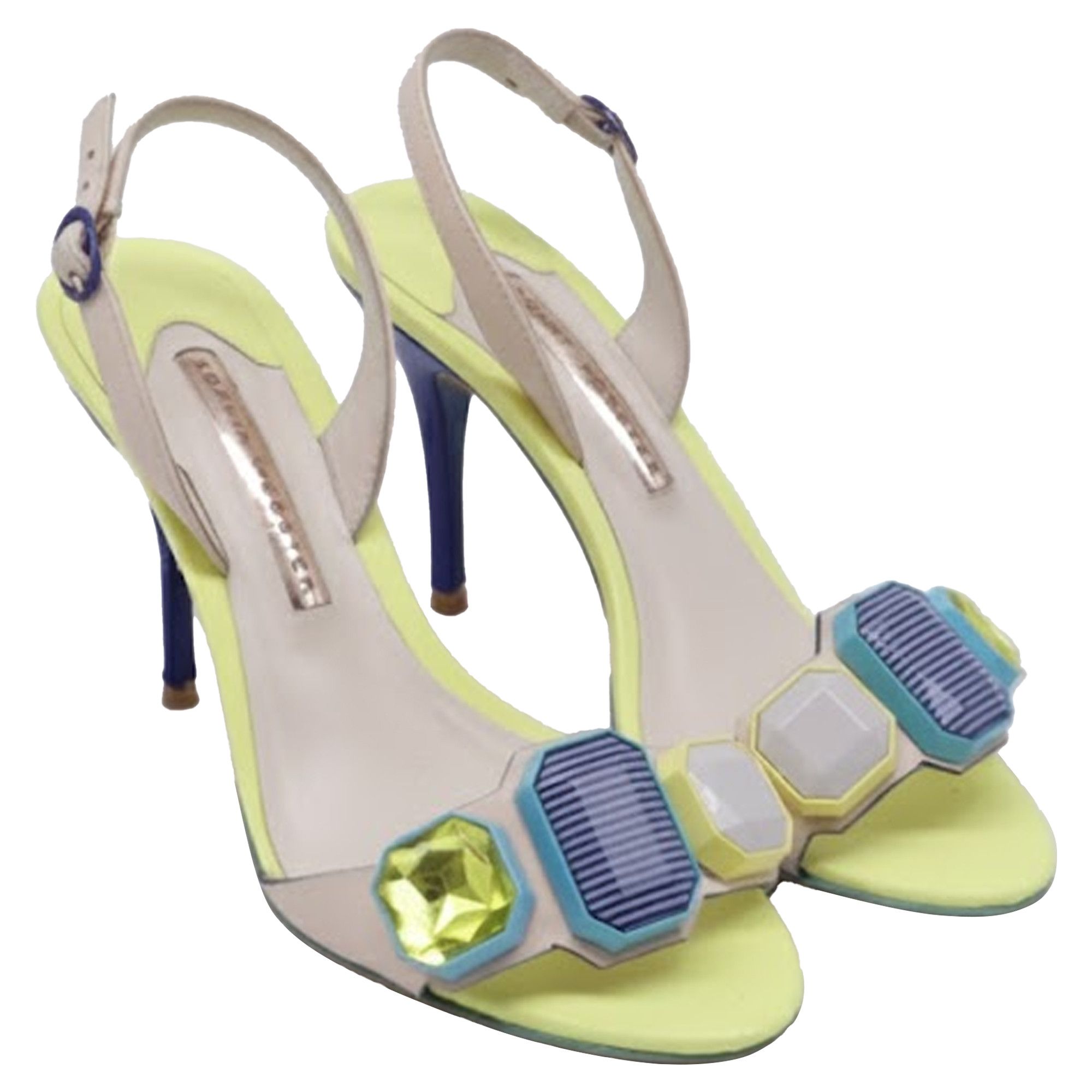 Sophia Webster Sophia Webster Jewel-Embellished Slingback Sandal Heels in M Size US 7.5 / IT 37.5 - 3 Thumbnail