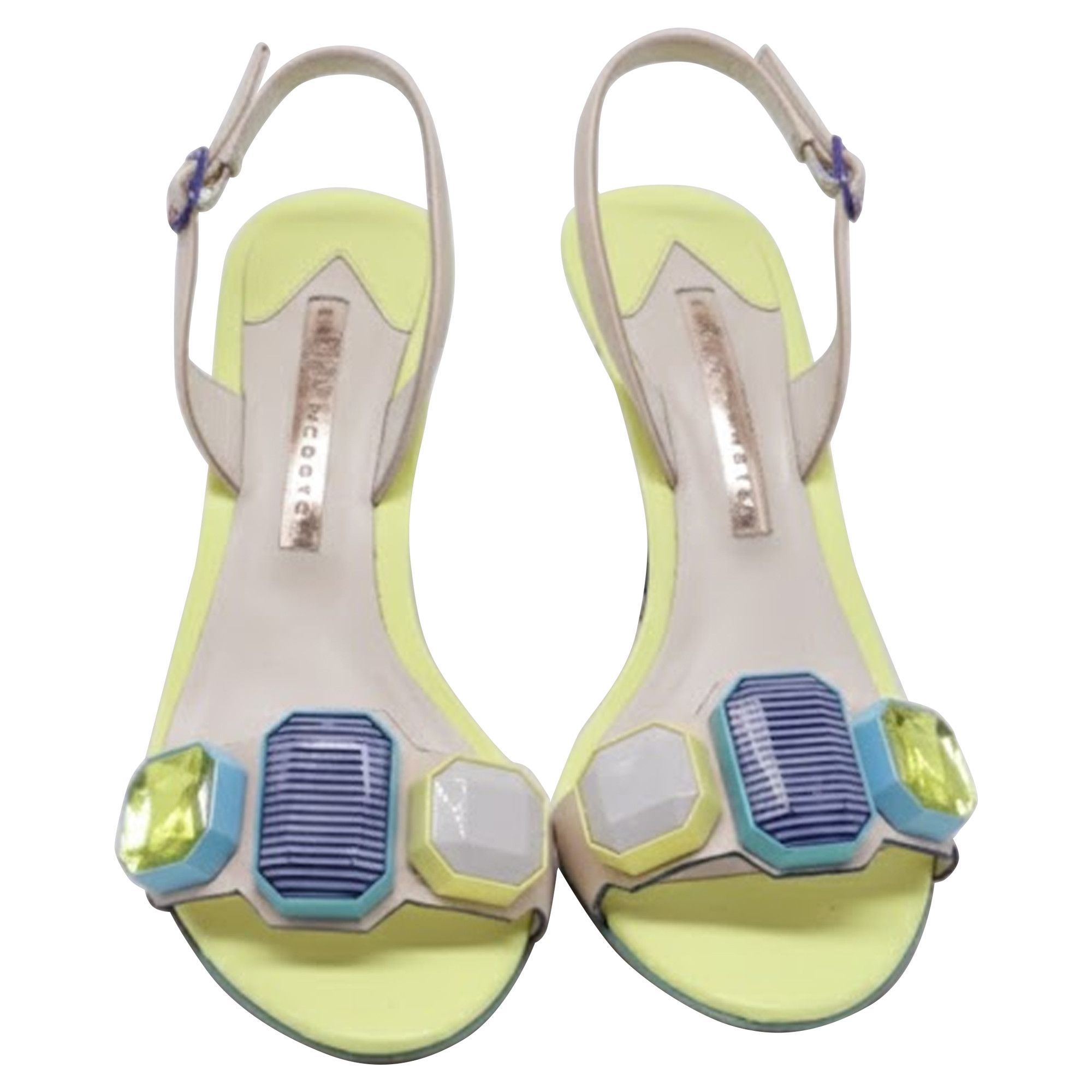 Sophia Webster Sophia Webster Jewel-Embellished Slingback Sandal Heels in M Size US 7.5 / IT 37.5 - 2 Thumbnail