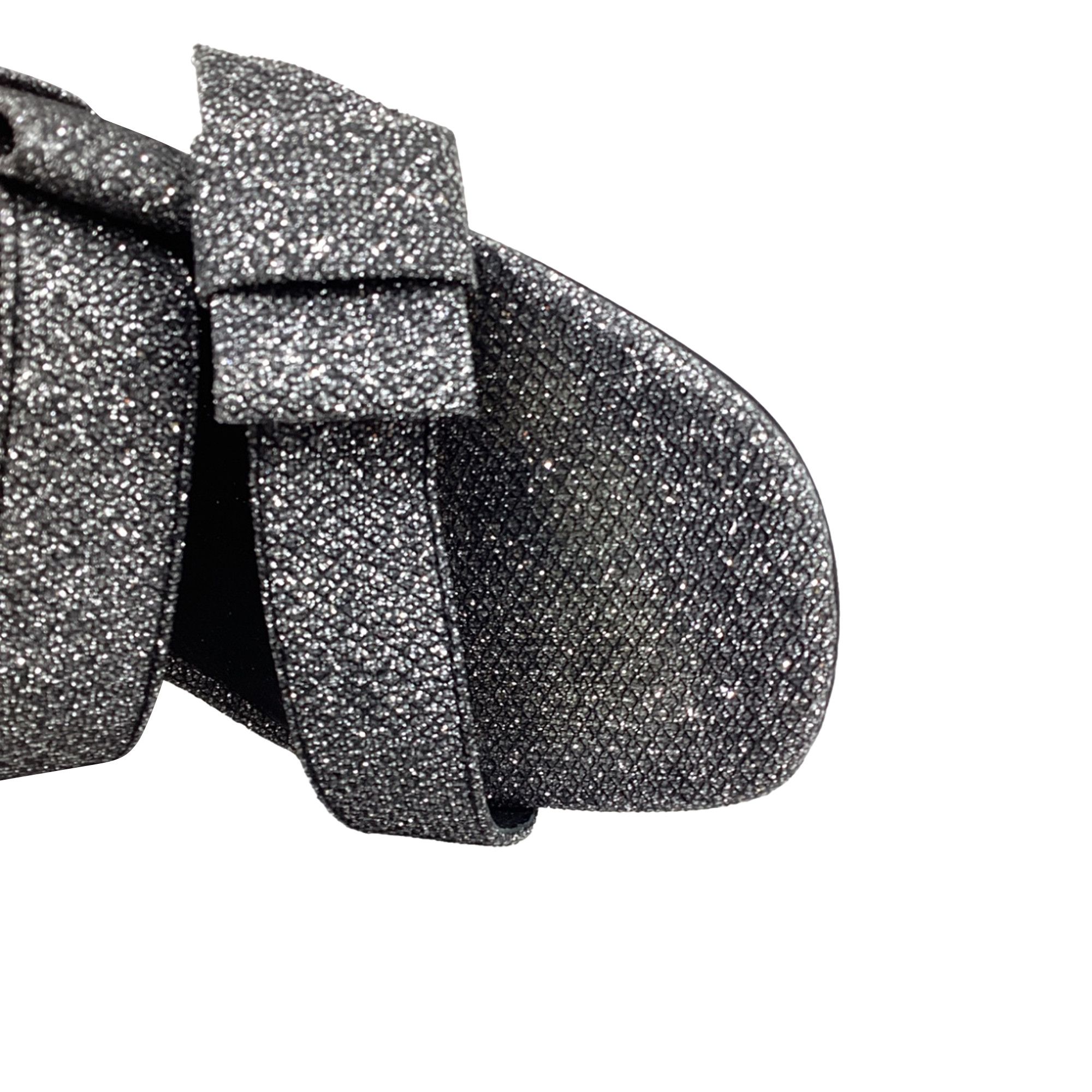 Diane von Furstenberg Diane Von Furstenberg Bow Straps Heeled Mules in Metallic Si Size US 7.5 / IT 37.5 - 9 Thumbnail