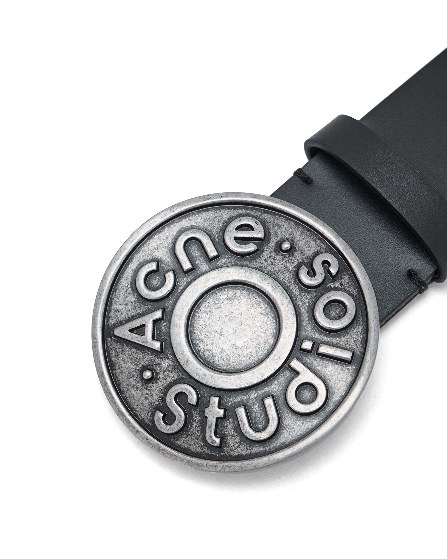 Acne Studios Acne Studios Letter Round Buckle Belt Size ONE SIZE - 3 Thumbnail