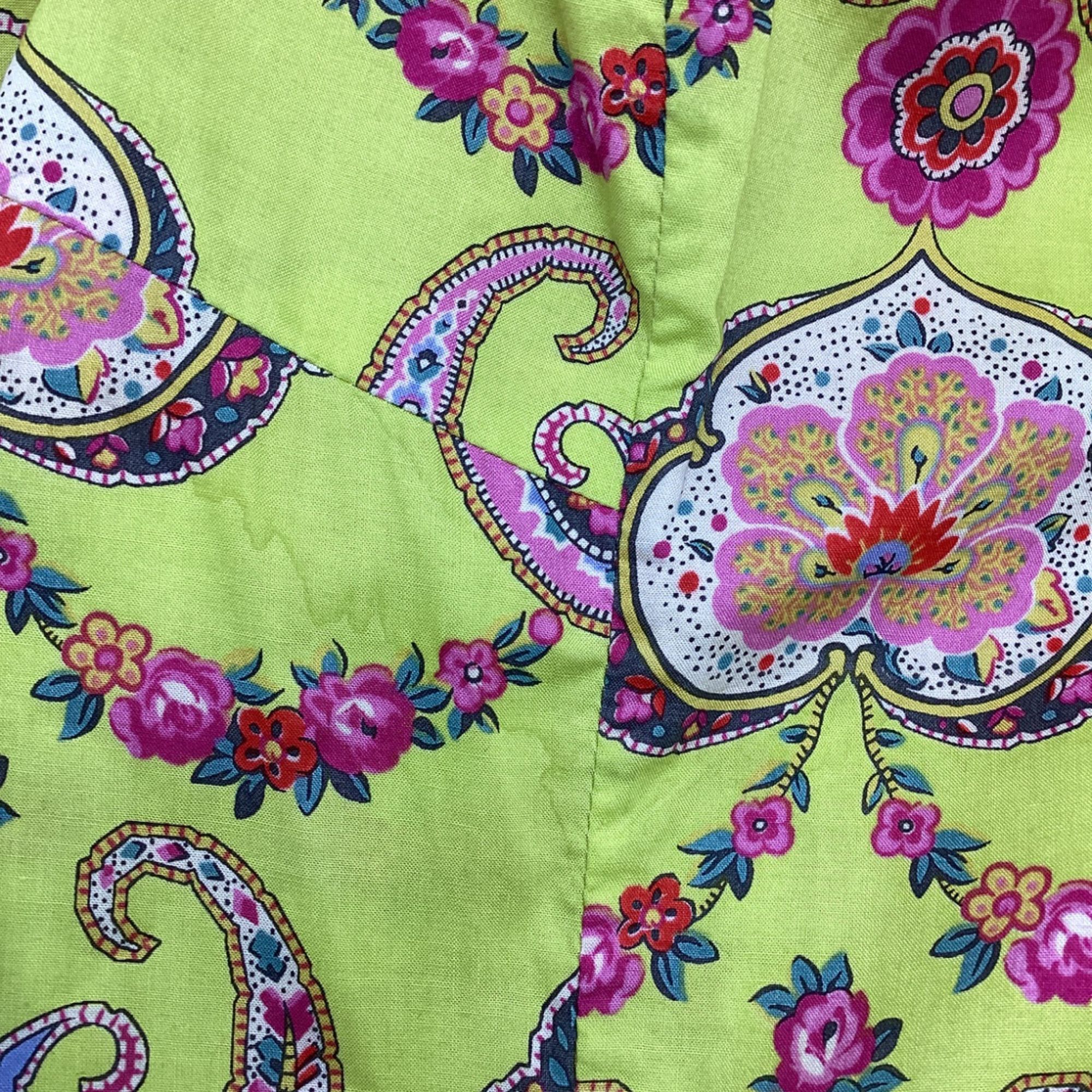 Etro Etro Printed Short Sleeve Blouse in Multicolor Cotton Size XS / US 0-2 / IT 36-38 - 7 Thumbnail