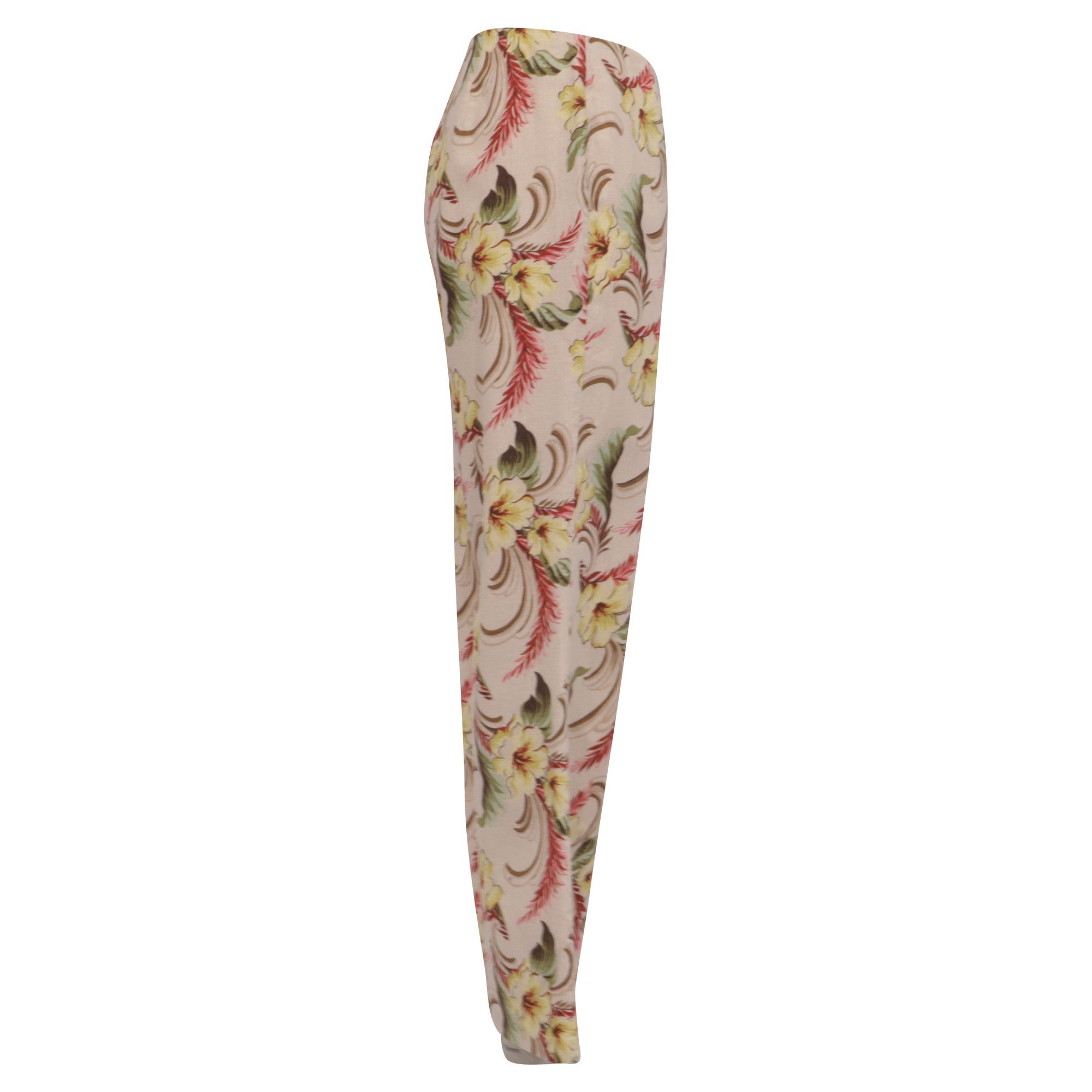 Oscar De La Renta Oscar De La Renta Floral-Print Wide-Leg Trousers in Multicol Size 25" / US 0 / IT 36 - 2 Thumbnail