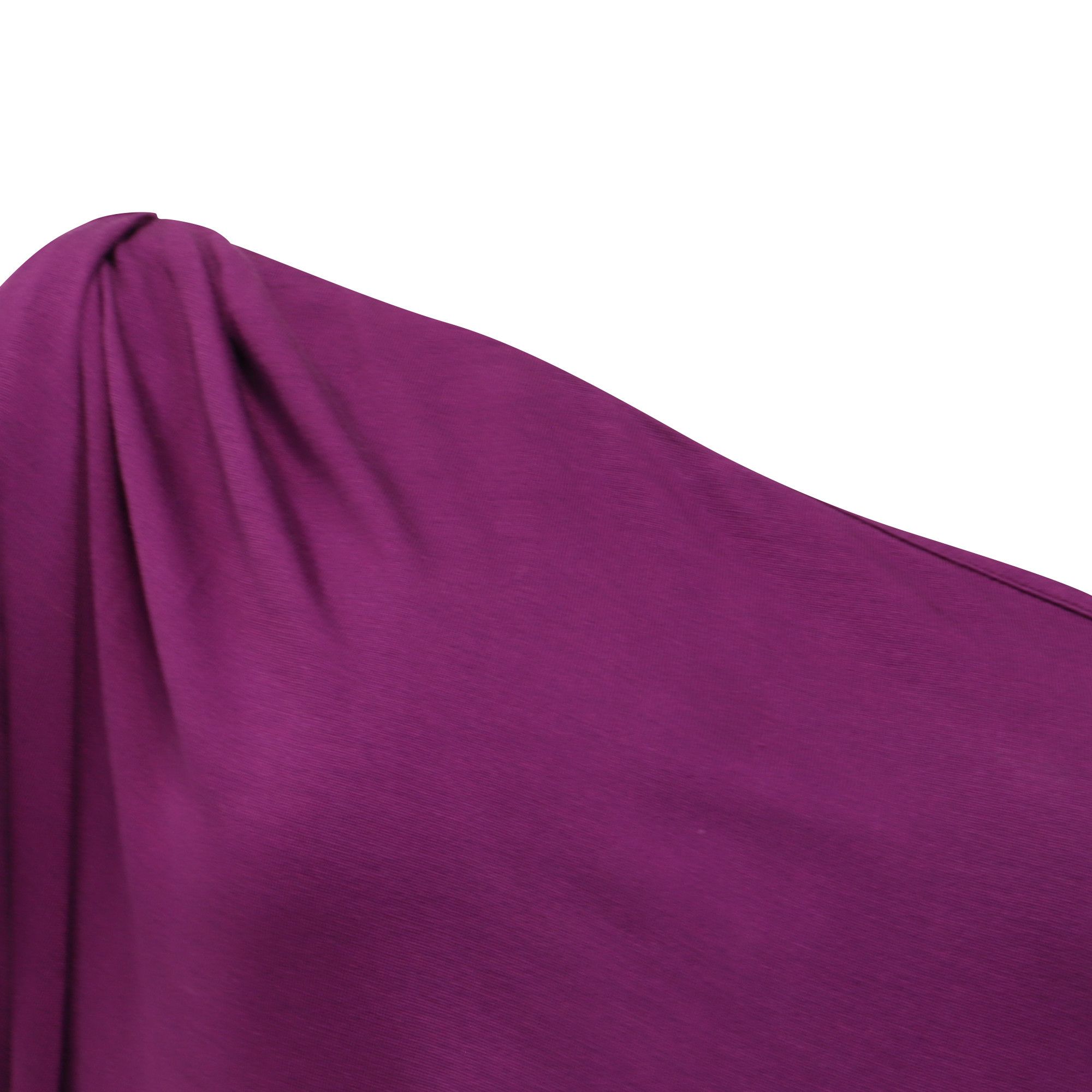 Diane von Furstenberg Diane Von Furstenberg One-Shoulder Blouse in Purple Silk Size XS / US 0-2 / IT 36-38 - 2 Thumbnail