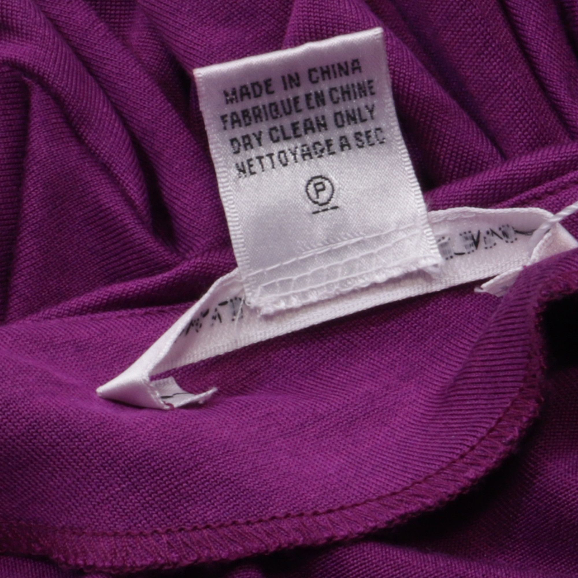 Diane von Furstenberg Diane Von Furstenberg One-Shoulder Blouse in Purple Silk Size XS / US 0-2 / IT 36-38 - 6 Thumbnail