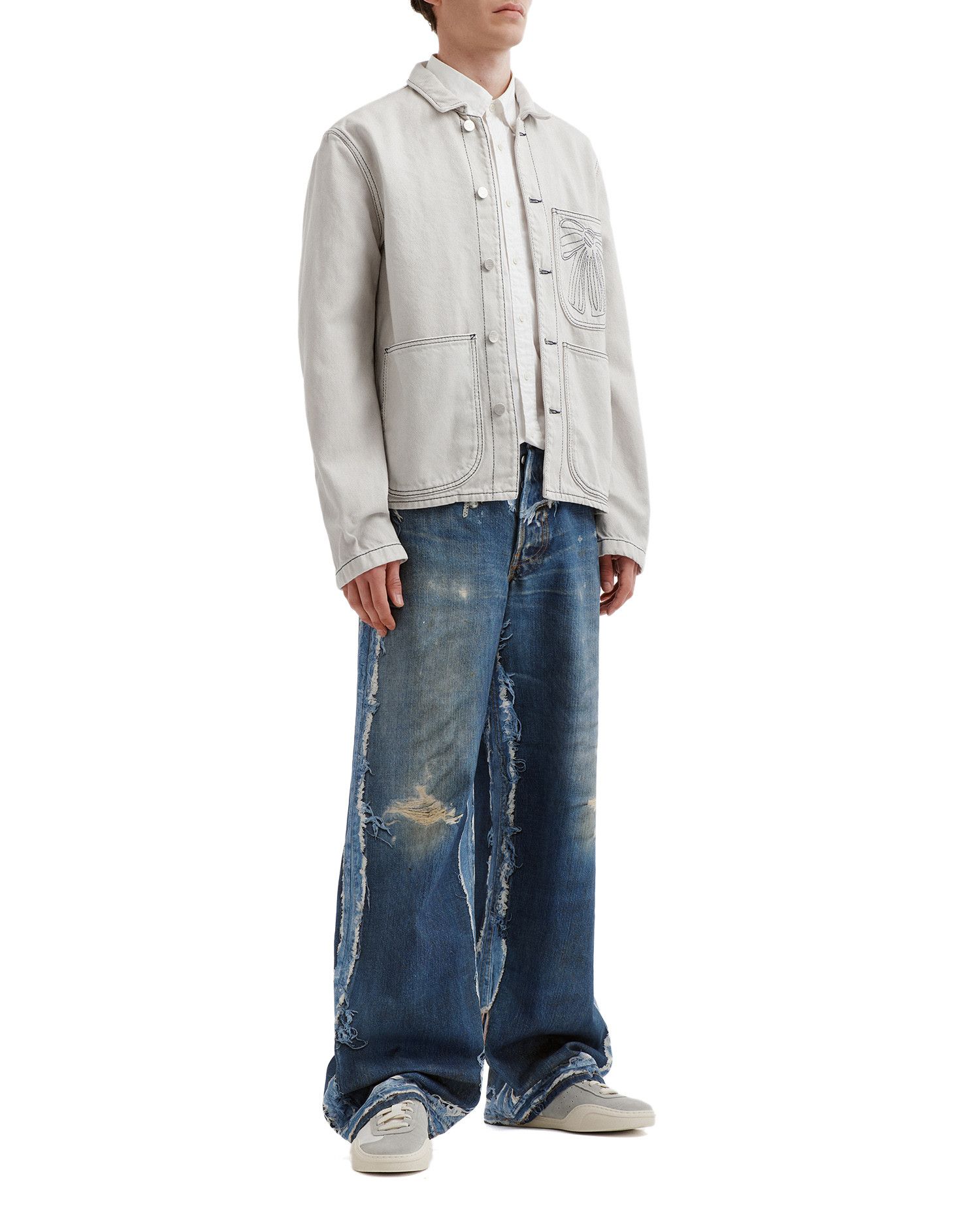 Acne Studios Acne Studios Raw Edge Distressed Design Jeans Size US 36 / EU 52 - 2 Thumbnail