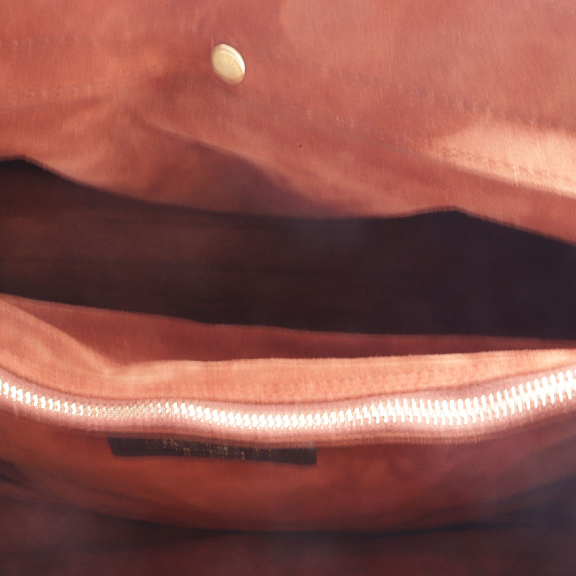Saint Laurent Paris Saint Laurent Large Muse Two Croc-Embossed Handbag in Brown Size ONE SIZE - 7 Thumbnail