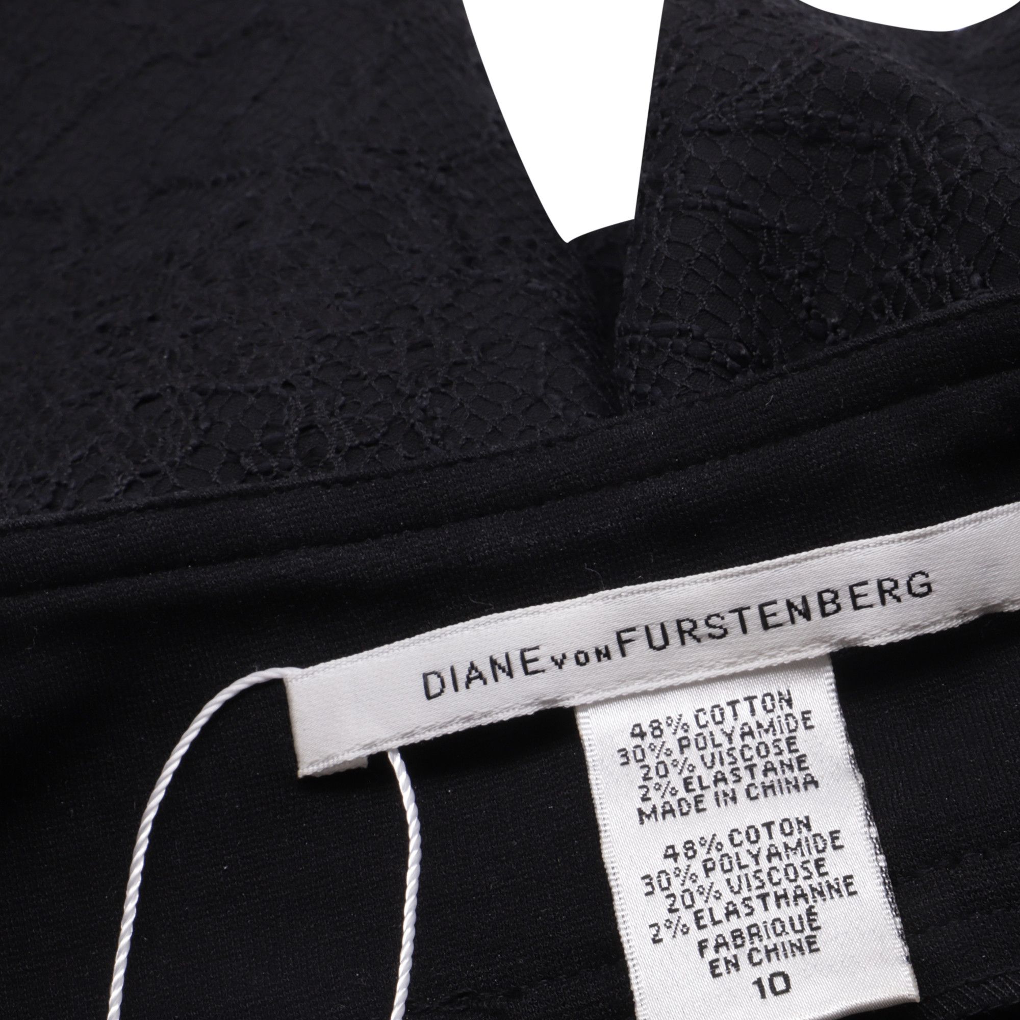 Diane von Furstenberg Diane Von Furstenberg Lace Detailed Slim-Fit Trousers in Bla Size 26" / US 2 / IT 38 - 4 Thumbnail