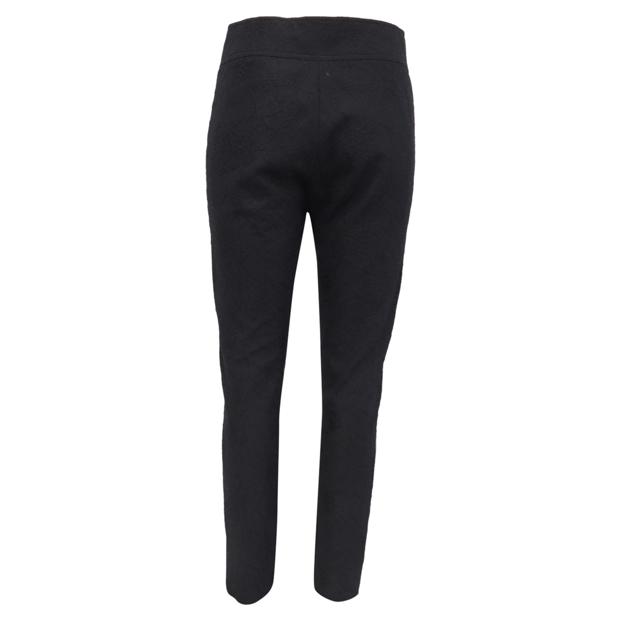 Diane von Furstenberg Diane Von Furstenberg Lace Detailed Slim-Fit Trousers in Bla Size 26" / US 2 / IT 38 - 3 Thumbnail