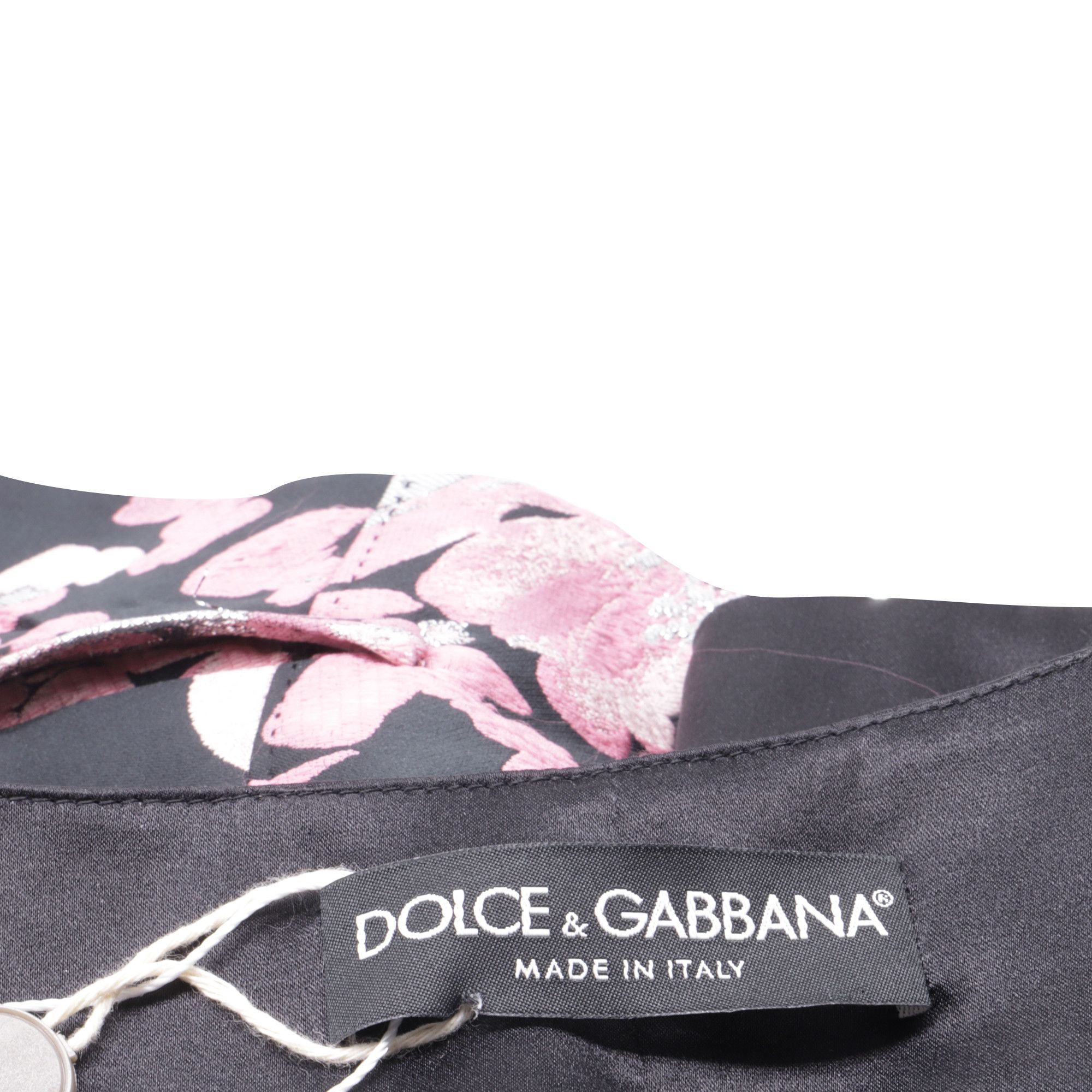 Dolce & Gabbana Dolce & Gabbana Floral Brocade Waistcoat Vest in Pink and Bl Size M / US 6-8 / IT 42-44 - 5 Thumbnail