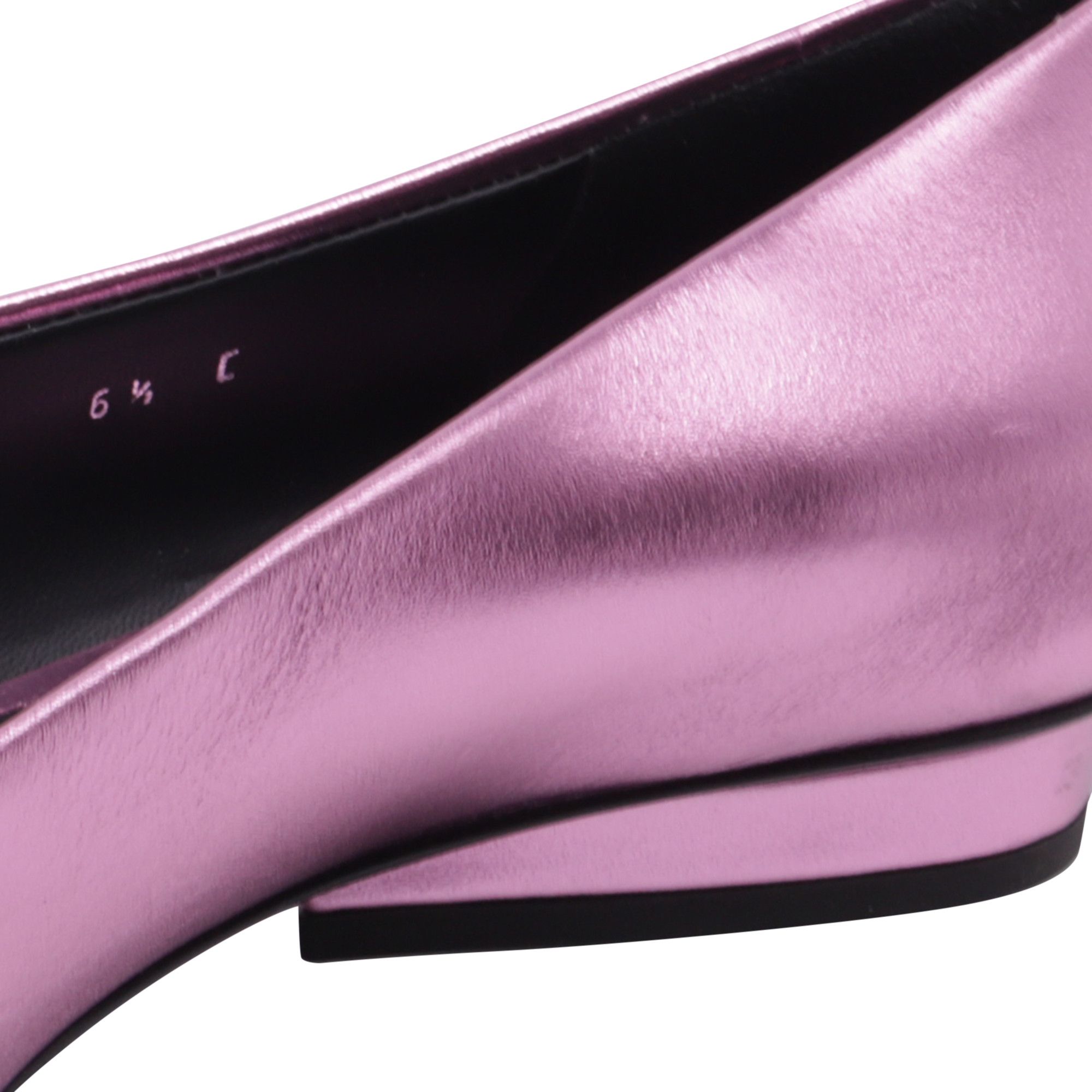 Salvatore Ferragamo Salvatore Ferragamo Viva Bow-Detailed Ballet Flats in Metall Size US 7.5 / IT 37.5 - 9 Thumbnail
