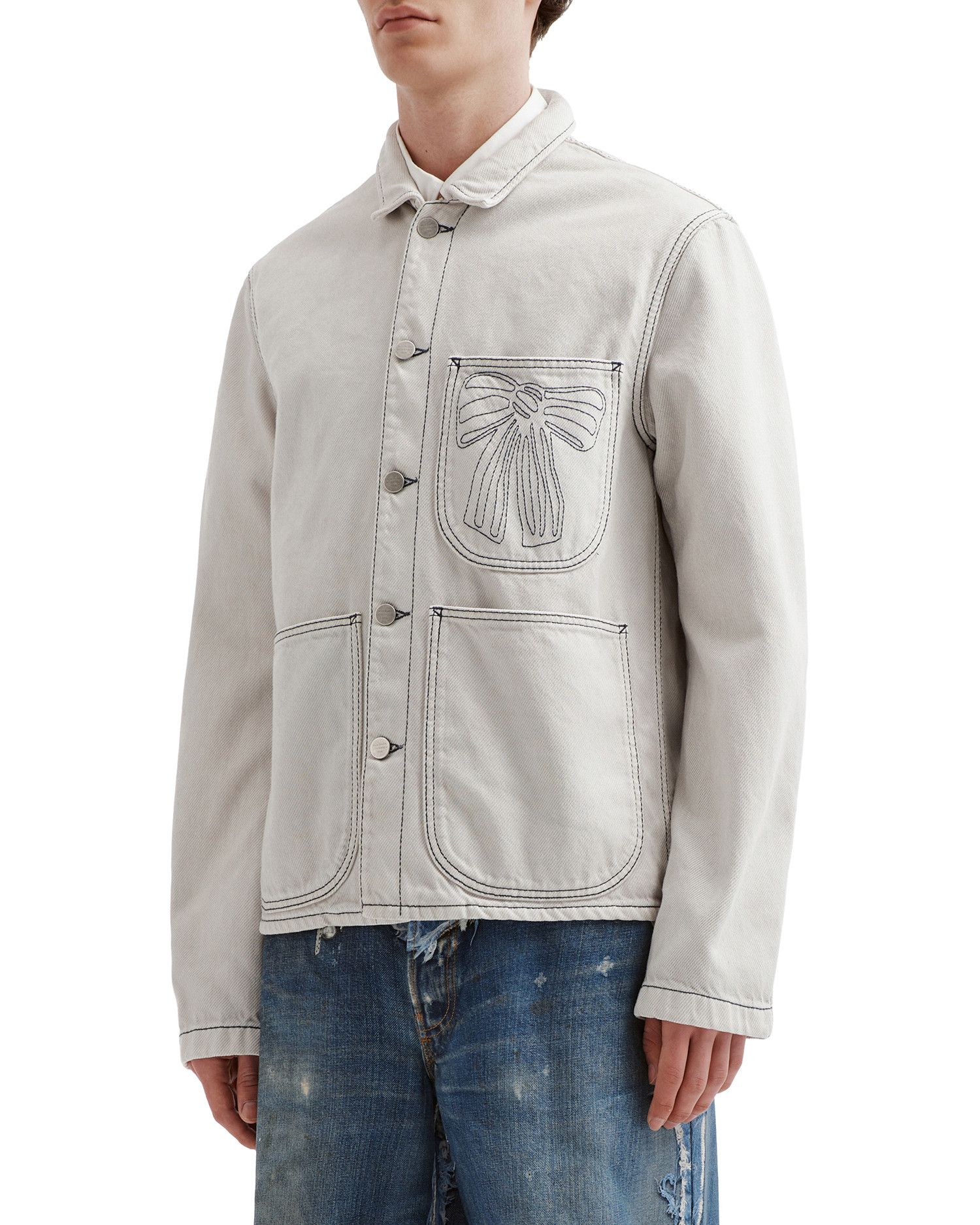 Acne Studios Acne Studios Bow Pattern Pocket Jacket Size US M / EU 48-50 / 2 - 3 Thumbnail
