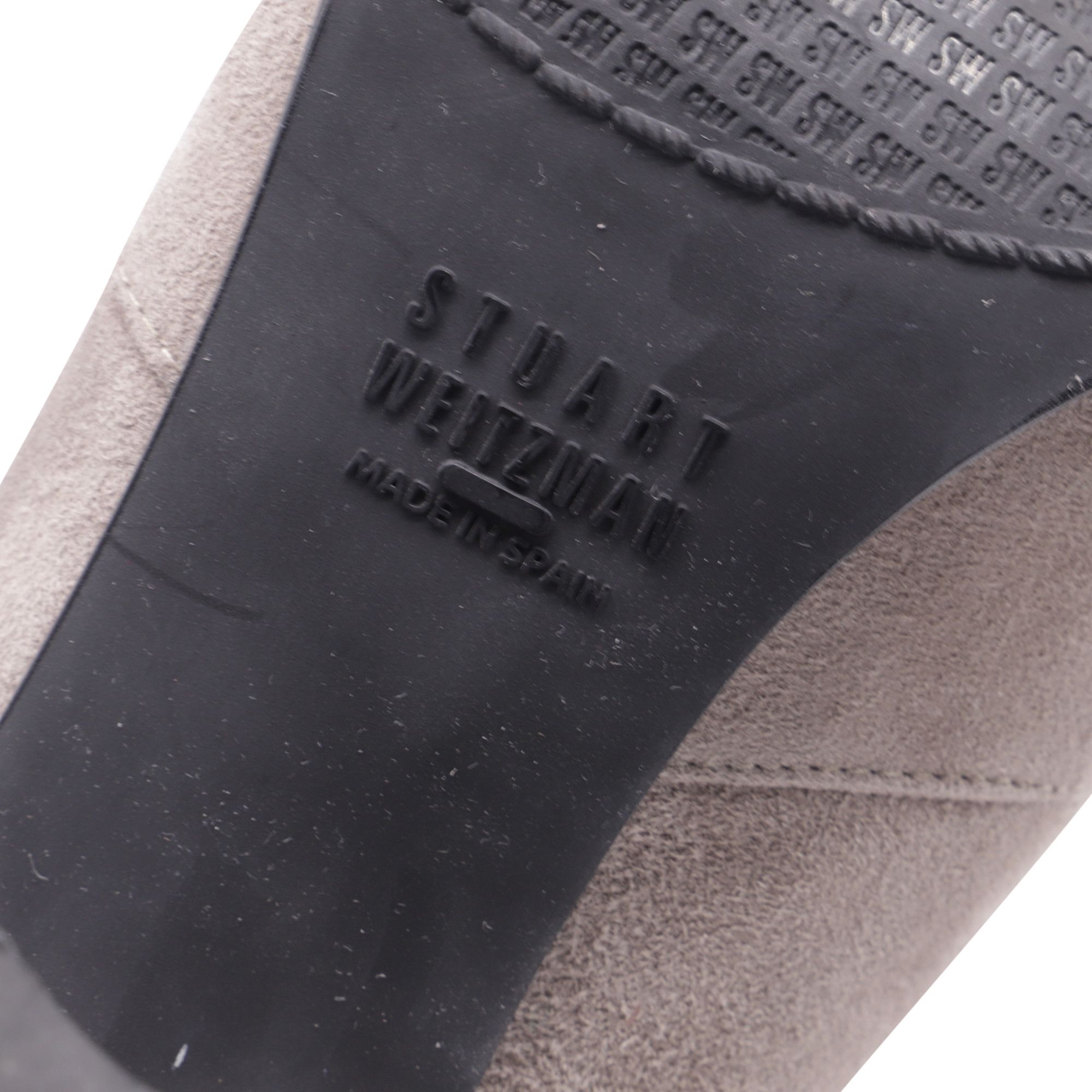 Stuart Weitzman Stuart Weitzman Highland Over-The-Knee Boots in Grey Suede Size US 8 / IT 38 - 7 Thumbnail
