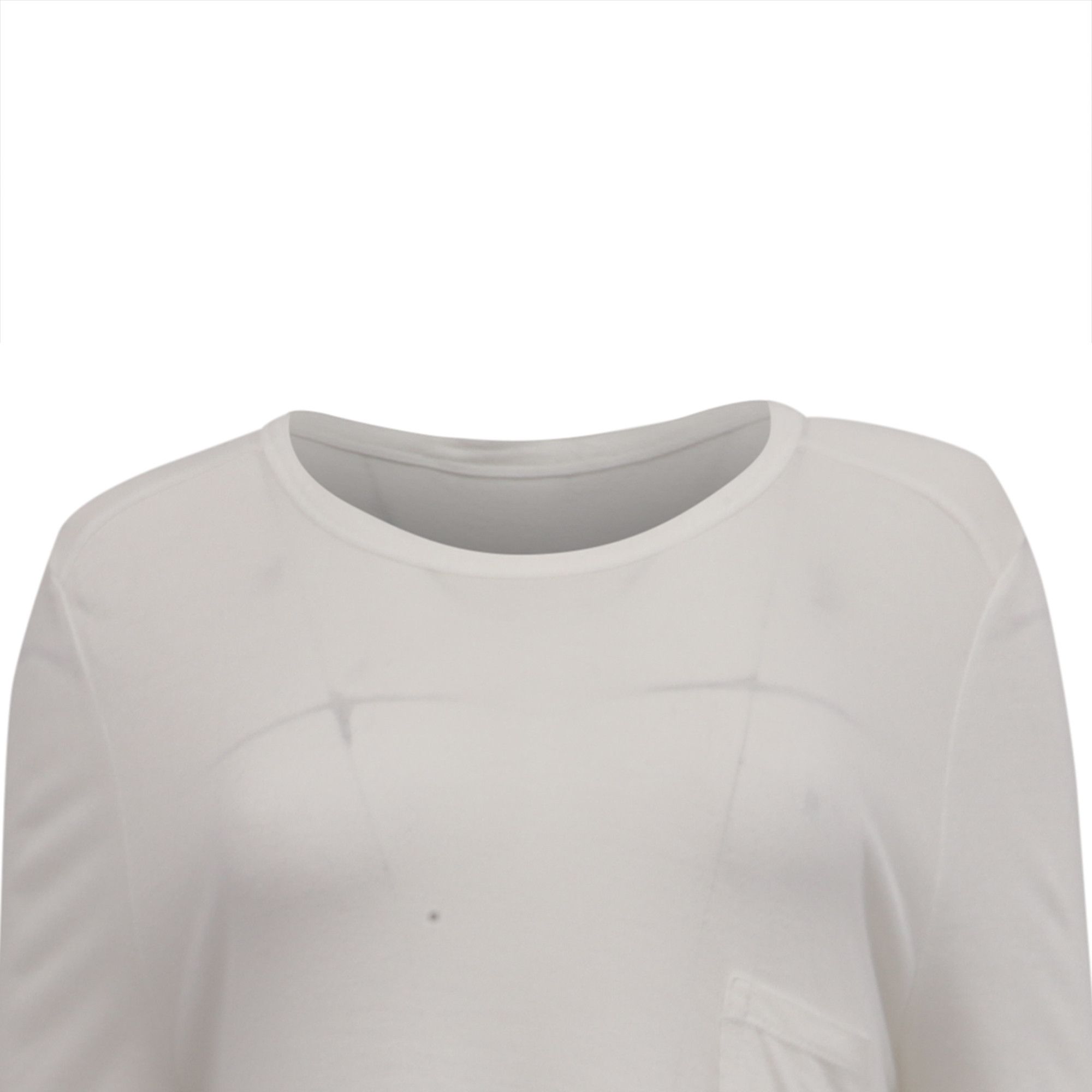 Alexander Wang Alexander Wang Long Sleeve Top with Pocket in White Modal Size XS / US 0-2 / IT 36-38 - 2 Thumbnail
