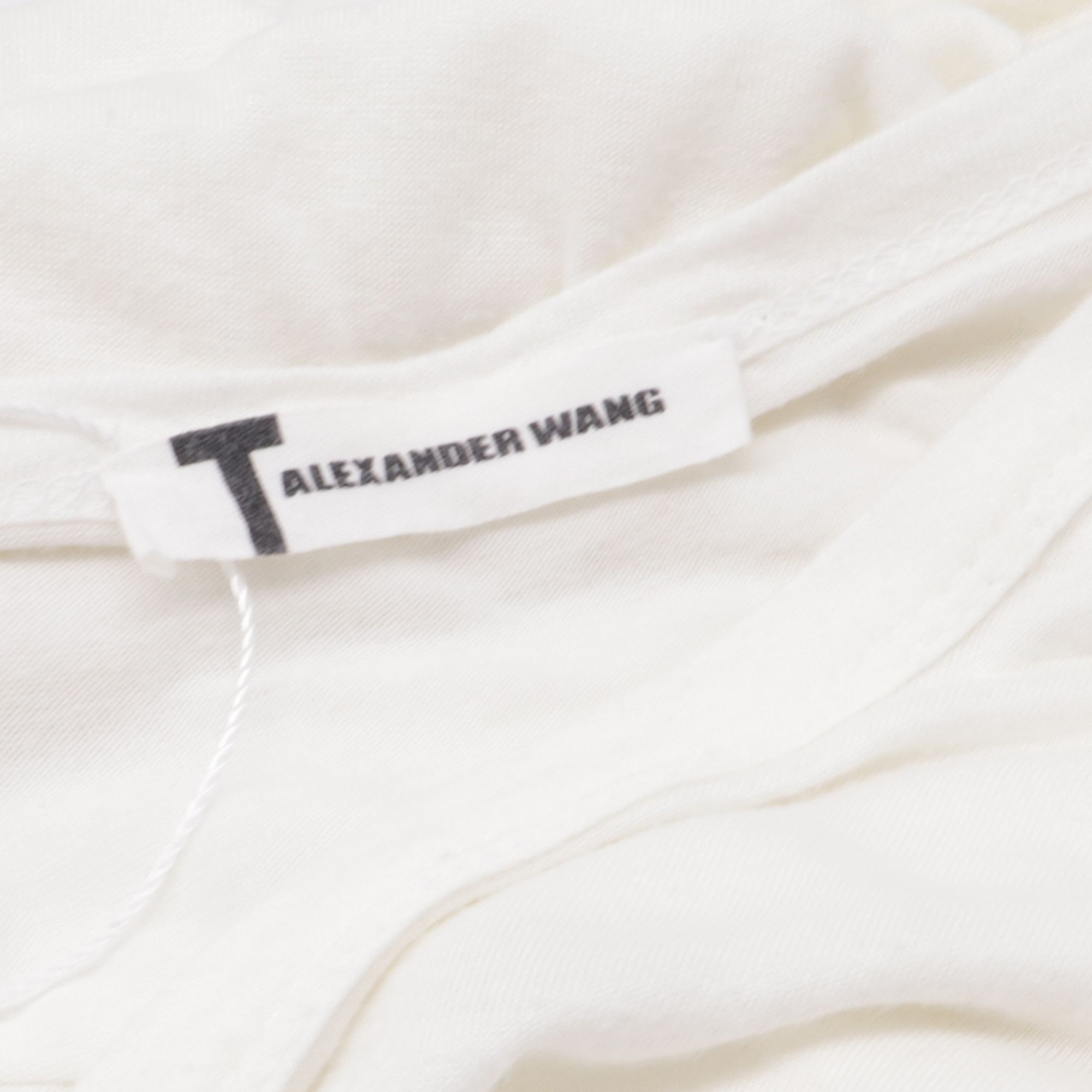 Alexander Wang Alexander Wang Long Sleeve Top with Pocket in White Modal Size XS / US 0-2 / IT 36-38 - 5 Thumbnail