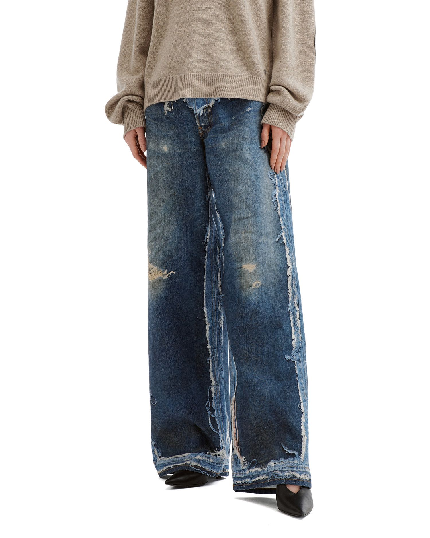 Acne Studios Acne Studios Distressed Design Jeans Size 28" / US 6 / IT 42 - 3 Thumbnail