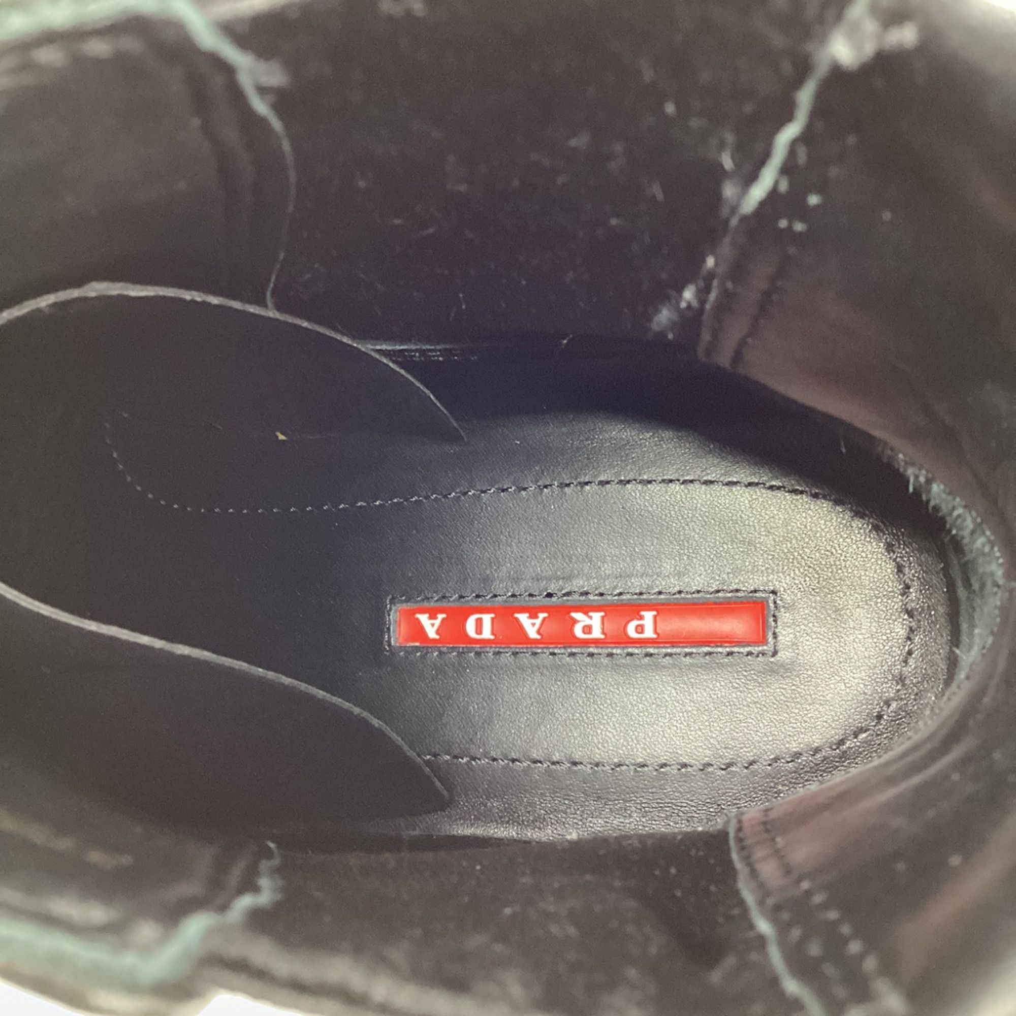 Prada Prada Chelsea Ankle Boots in Black Leather Size US 6.5 / IT 36.5 - 10 Thumbnail