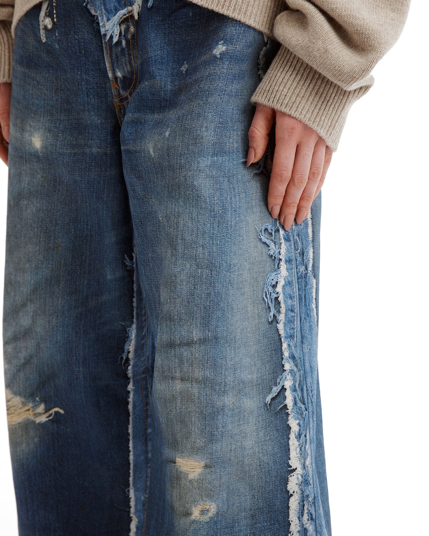 Acne Studios Acne Studios Distressed Design Jeans Size 22" - 5 Thumbnail