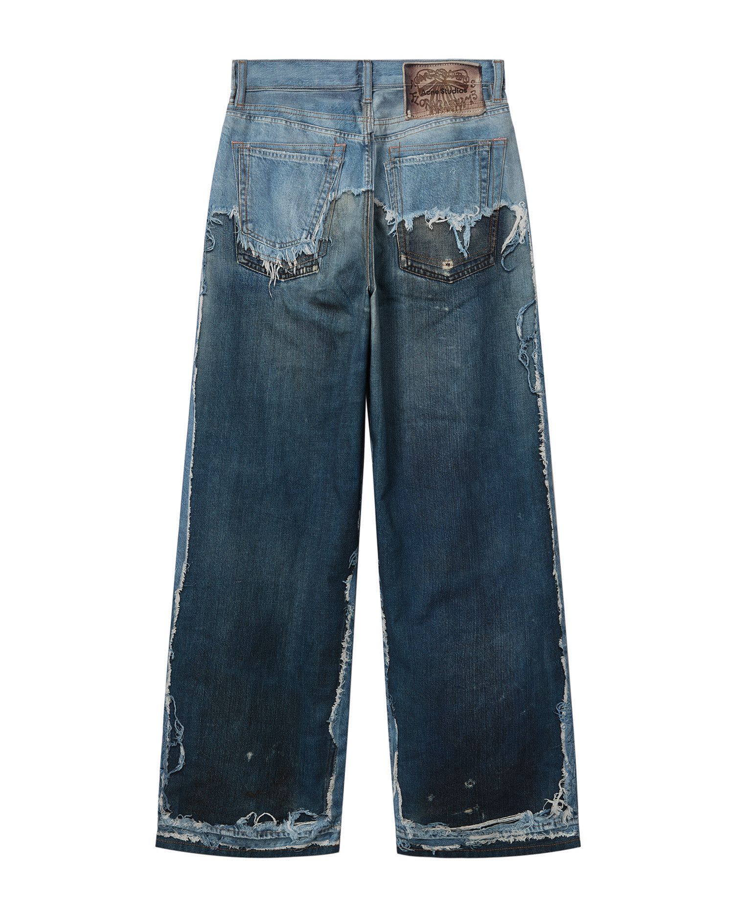 Acne Studios Acne Studios Distressed Design Jeans Size 22" - 6 Thumbnail
