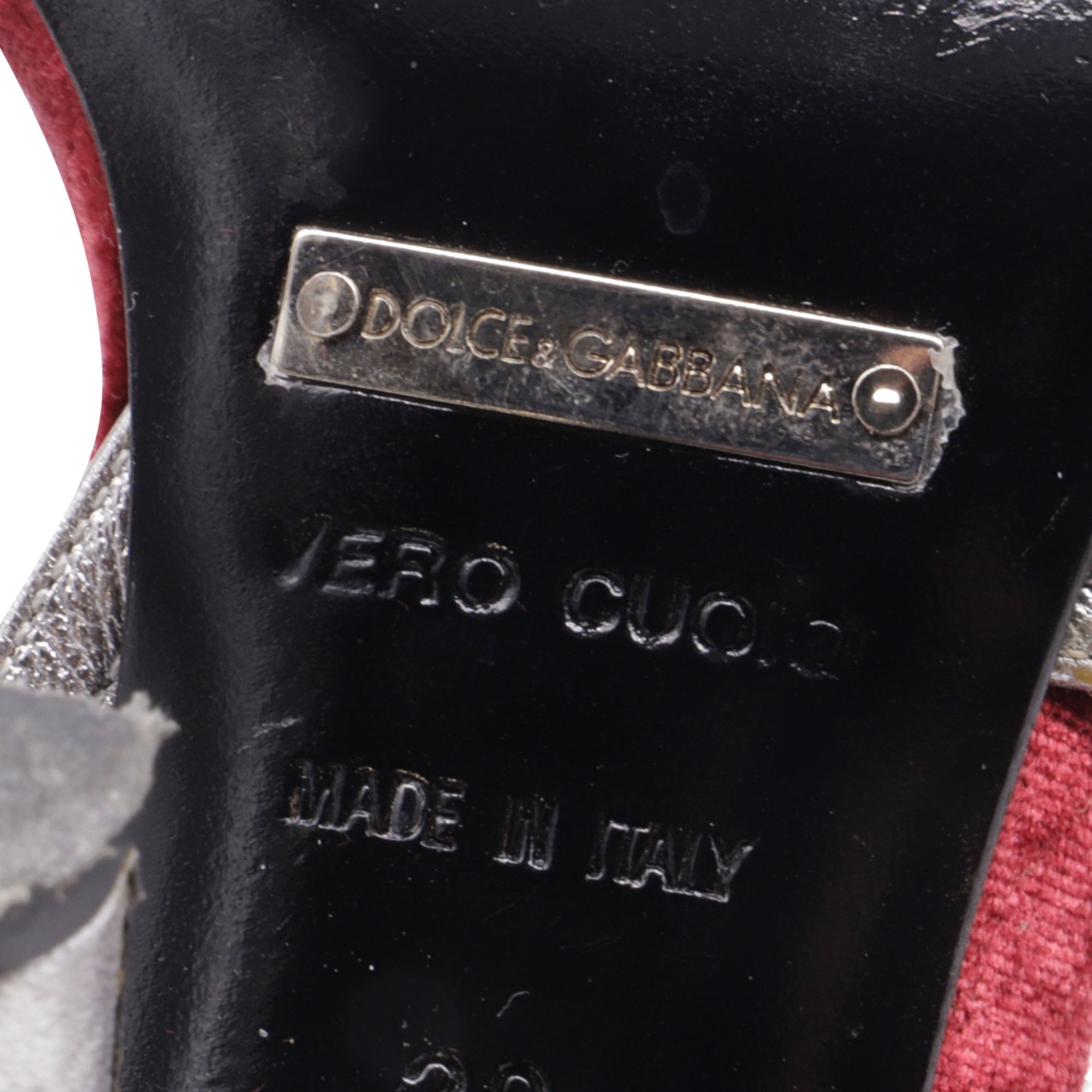Dolce & Gabbana Dolce & Gabbana Crystal-Embellished Sandal Heels in Silver L Size US 8 / IT 38 - 9 Thumbnail
